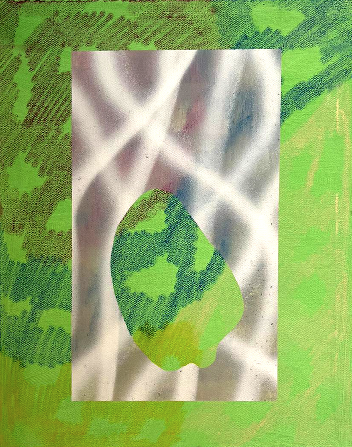 acrylic/wasco/graffiti on canvas