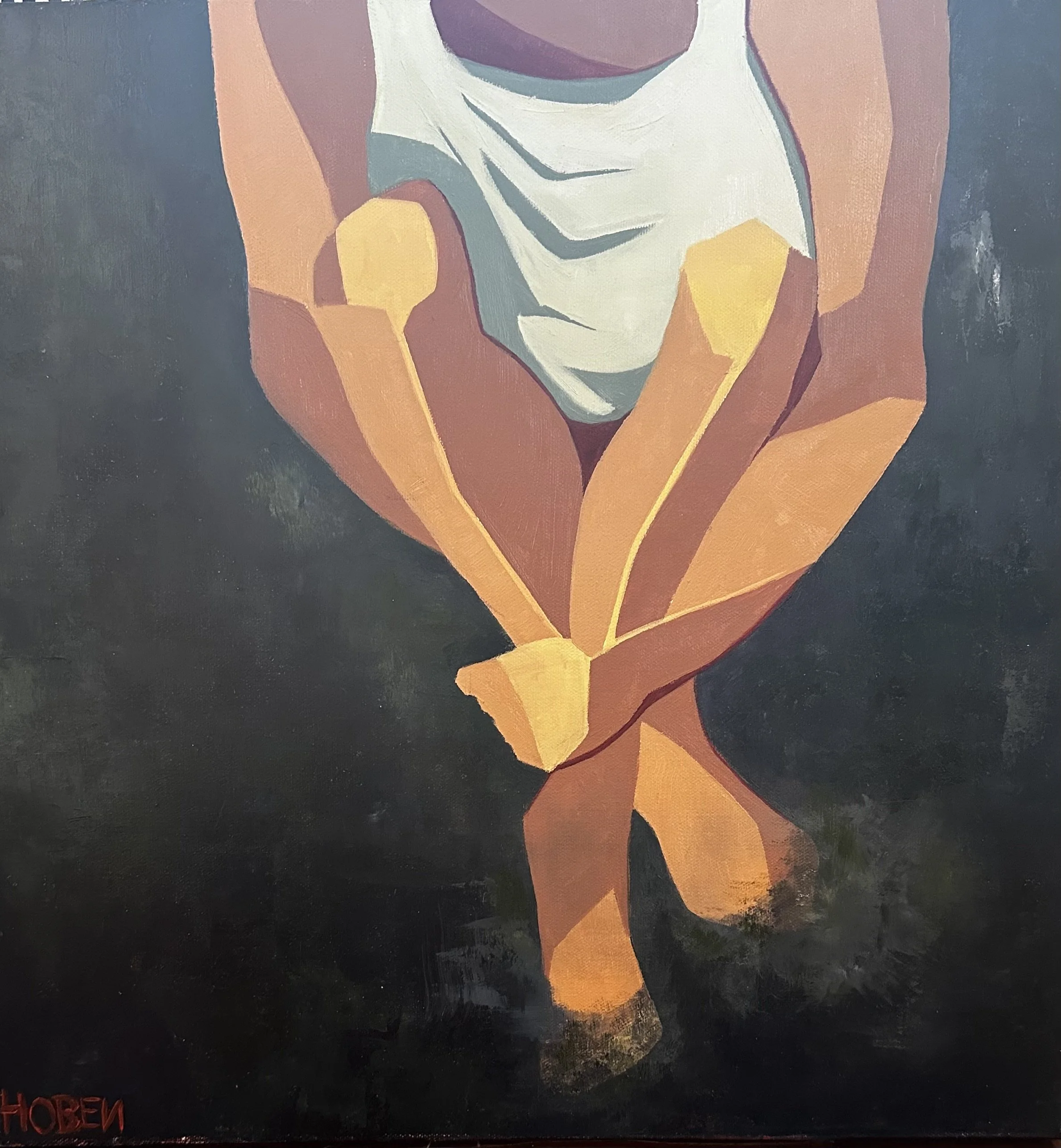 Out of Water/ Oil/ 18' x 18" x 1.5"/ 2022
Stretched Canvas Available $900