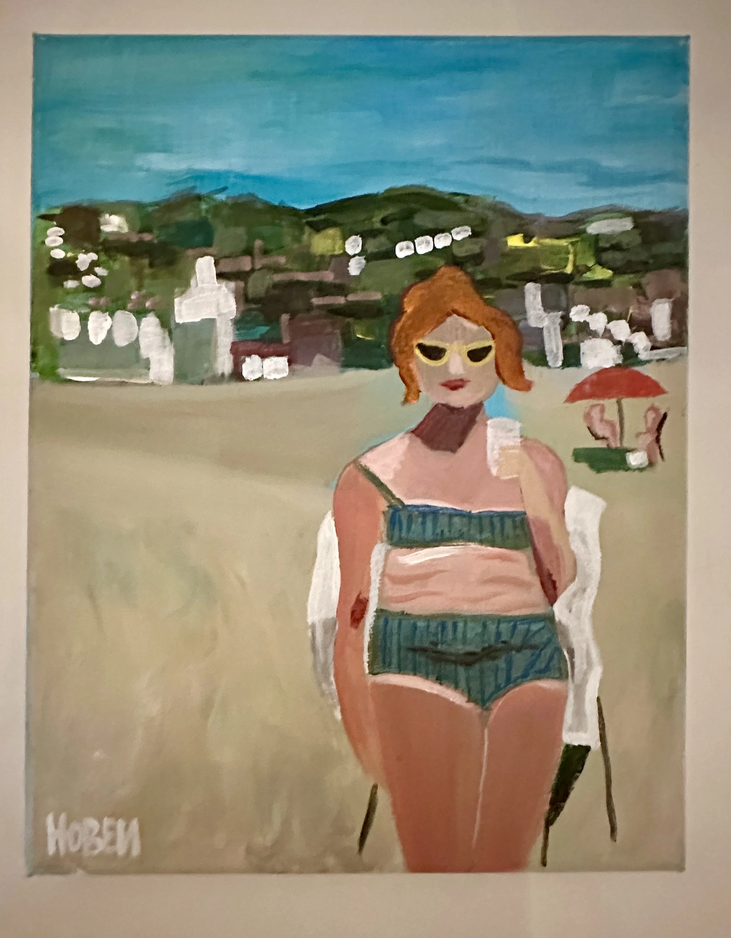 Mid Life Beach Body/Acrylic/8' x 10"/ 2016
Stretched Canvas Available $75
