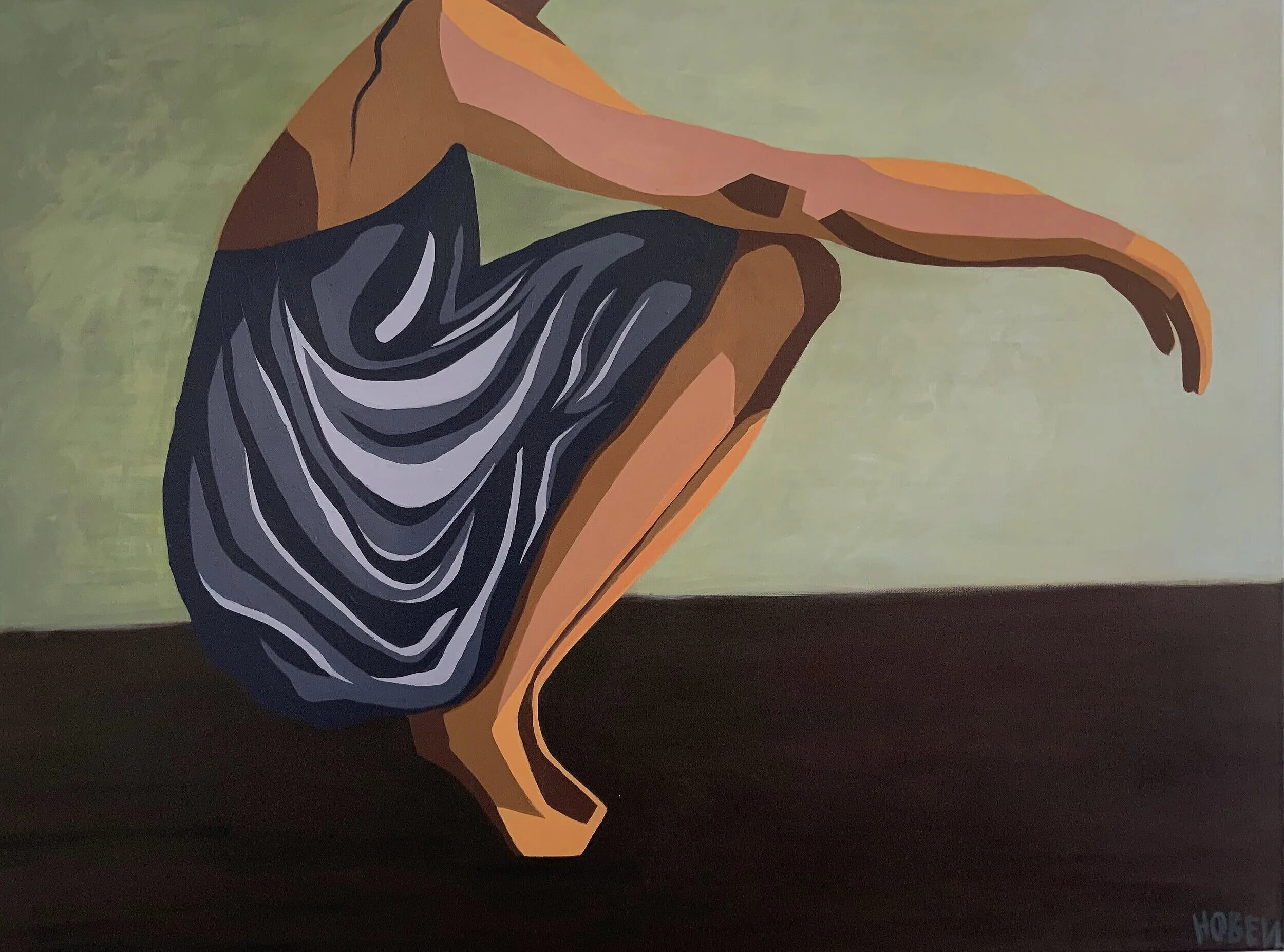 SilencedAcrylic/46" x 32" x 1.5"/2022
Stretched Canvas $2200 SOLD