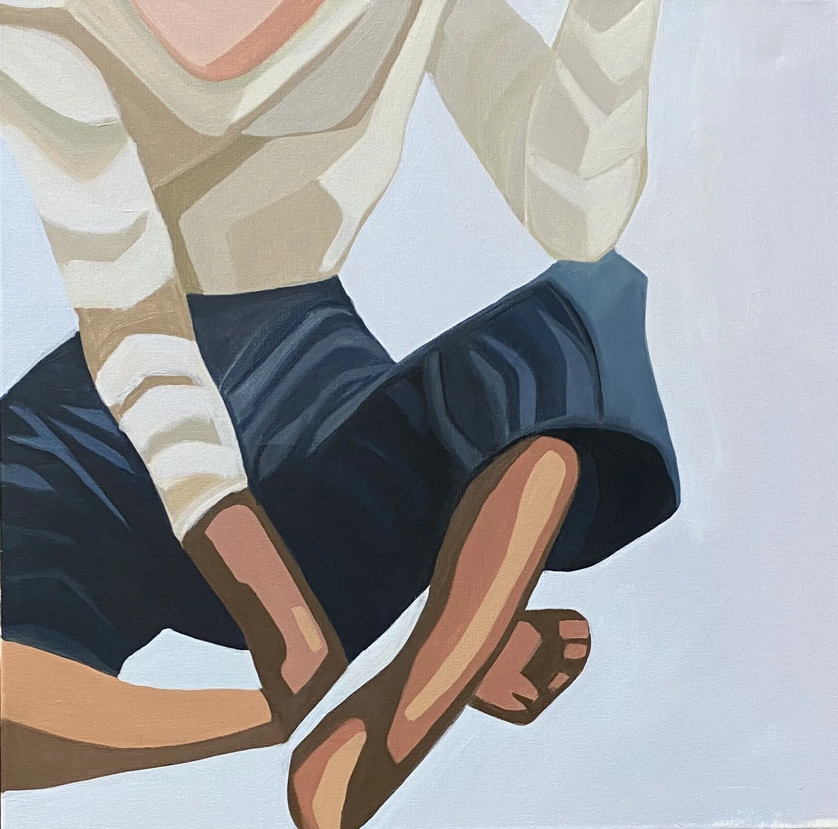 Listening/ Acrylic/ 18" x 18" x 1.5"/ 2022
Stretched Canvas Available $350