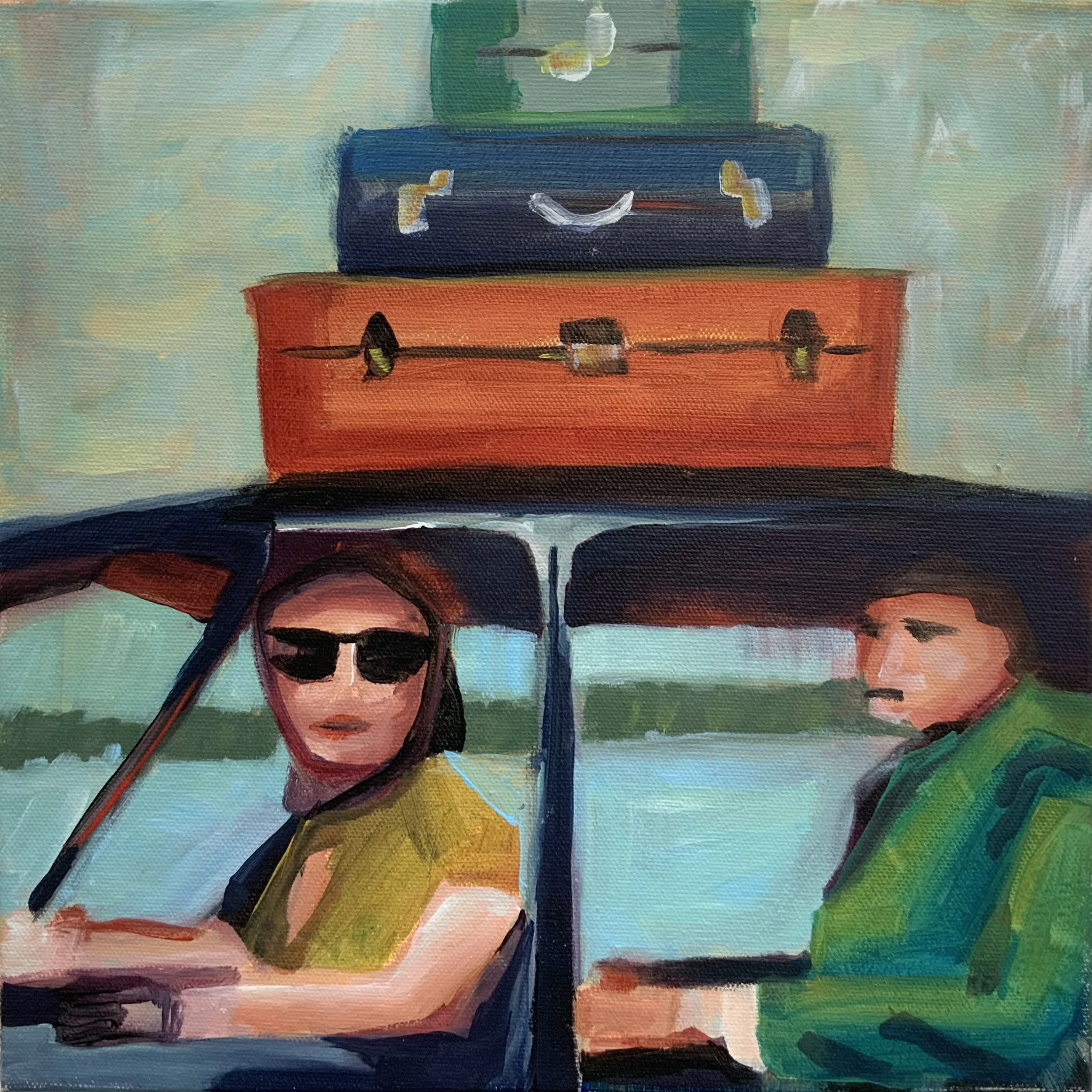 Get In The Car Fred/Acrylic/12" x 12"x 2"/2018
Stretched Canvas $500 SOLD