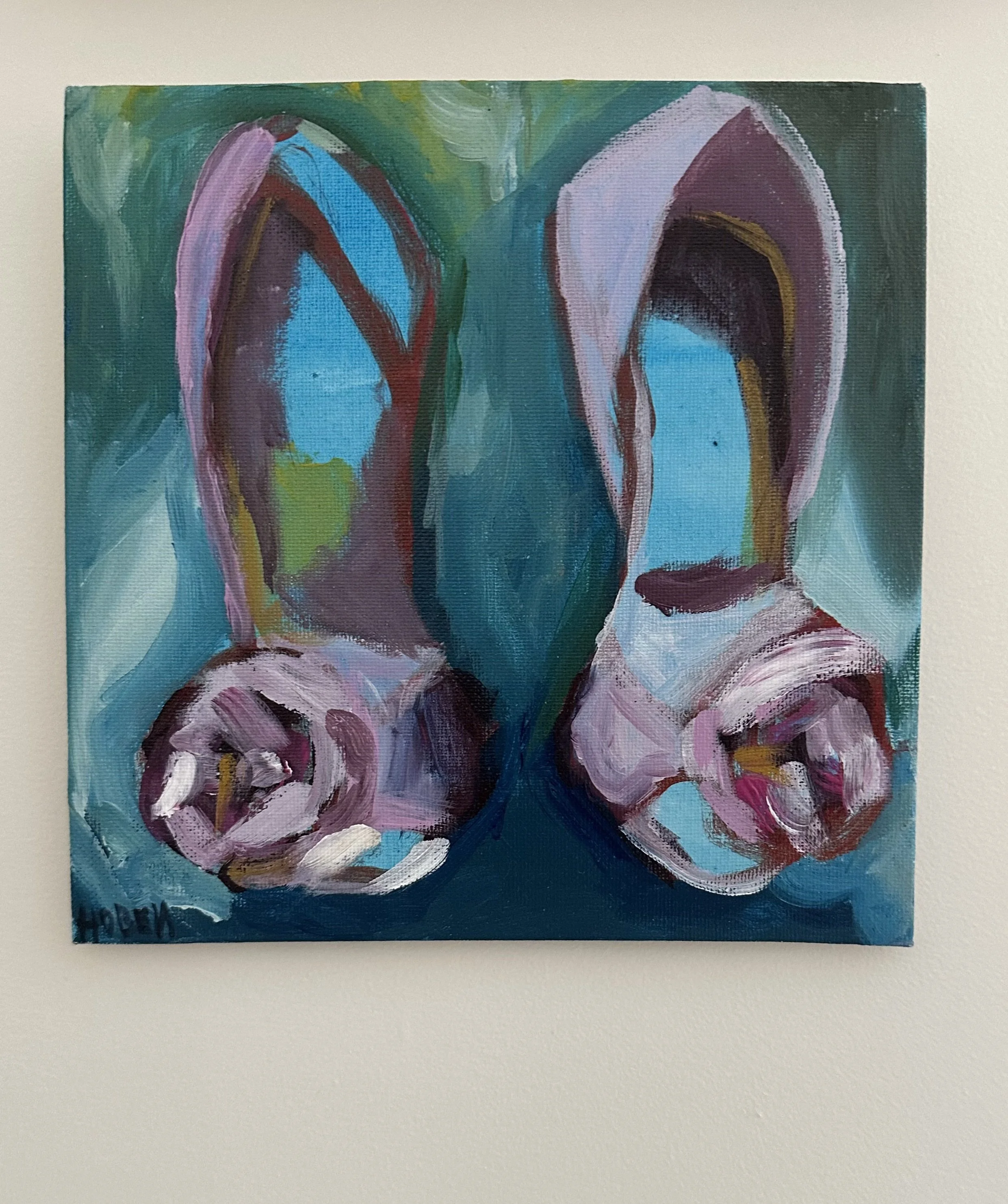 Heels/ Acrylic/6" x 6"/ 2017/ on Board
$50