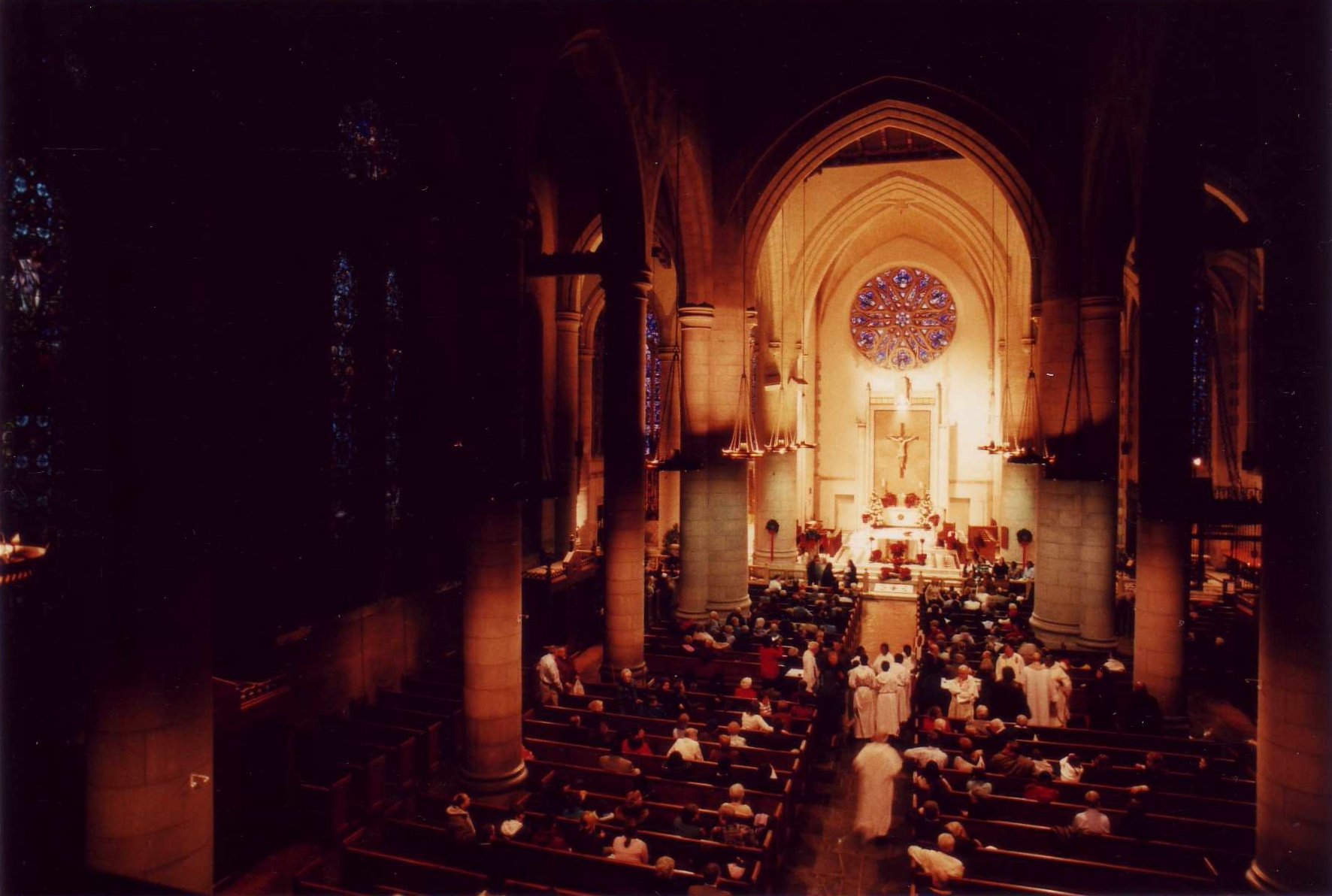 Final Midnight Mass, Church of the Sacred Heart, Greenville, Jersey City, New Jersey (Leon Yost 2005).JPG