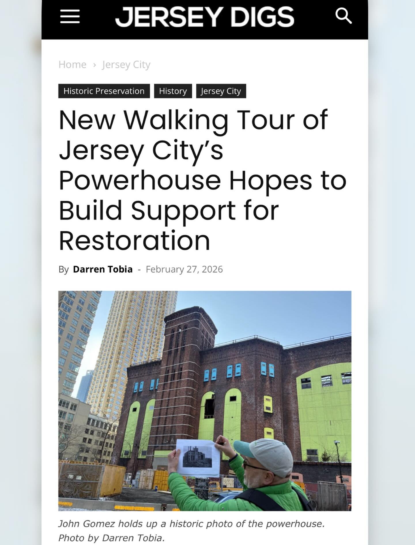 Check out the latest article on the Powerhouse and the Save the Powerhouse walking tours at jerseydigs.com/hm-powerhouse-jersey-city-walking-tour/

Learn more via links in our bio and jclandmarks.org