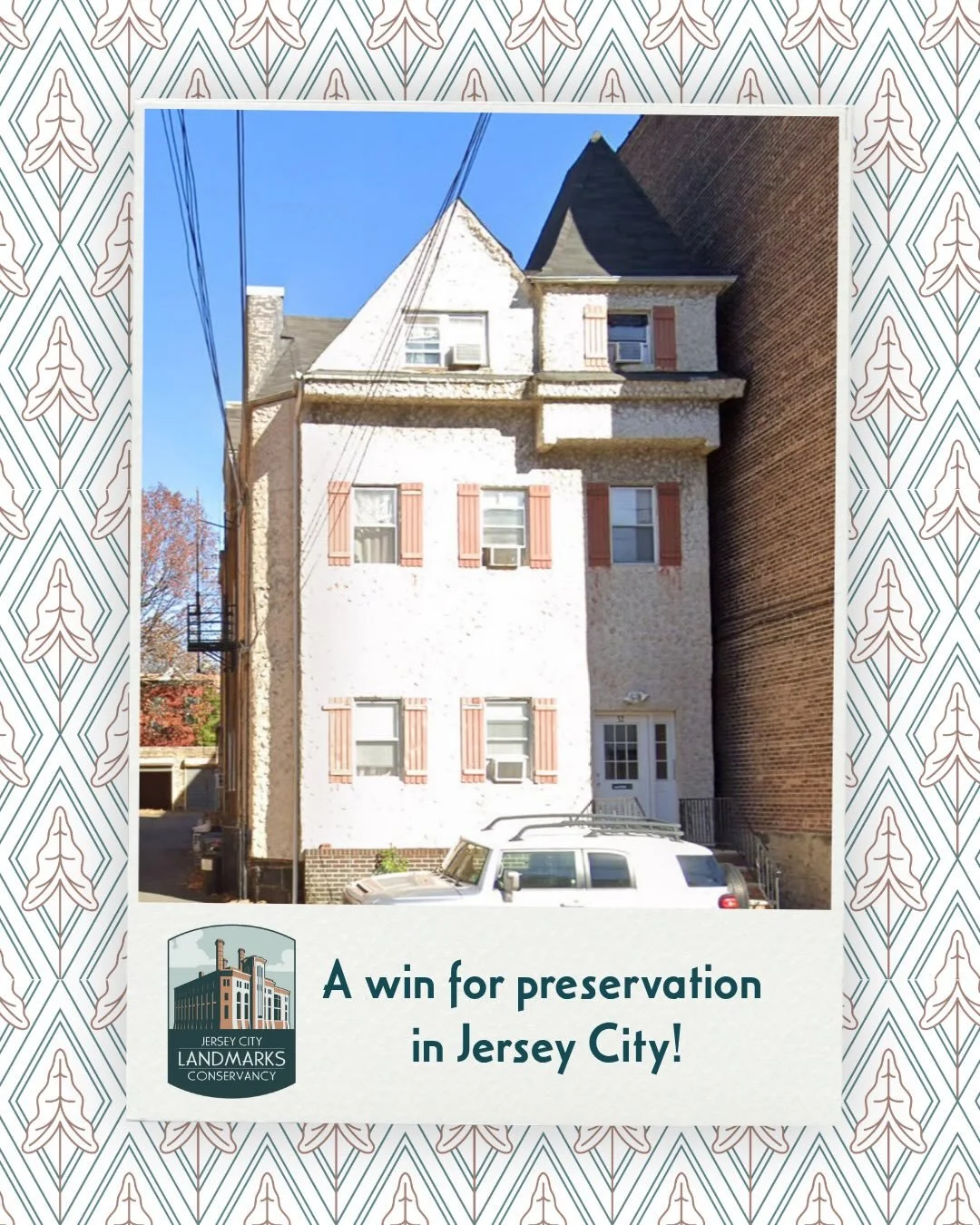 A recent win for preservation in Jersey City 

The proposed demolition of 32 Sherman Place was denied, upholding how our city protects historically significant places&mdash;even those outside designated historic districts.
This outcome reflects years