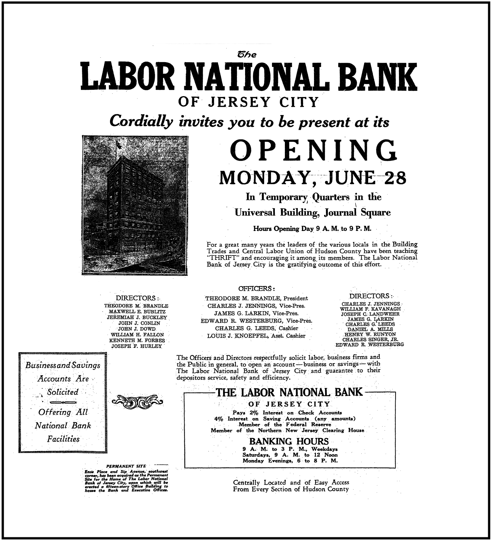 The Jersey Journal, June 23, 1926, p. 11, via Jersey City Landmarks Conservancy.png