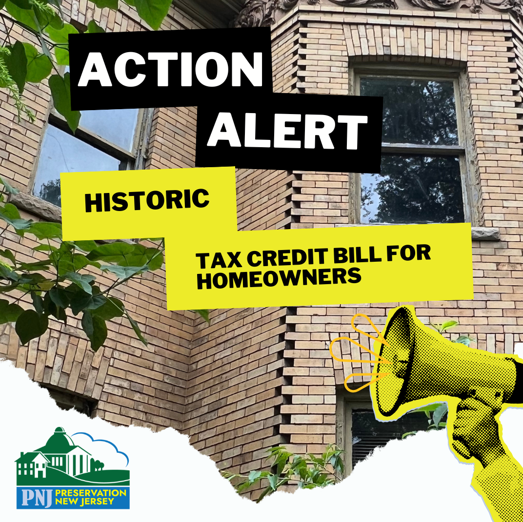 Policy Action Alert: Historic Tax Credit Bill for Homeowners