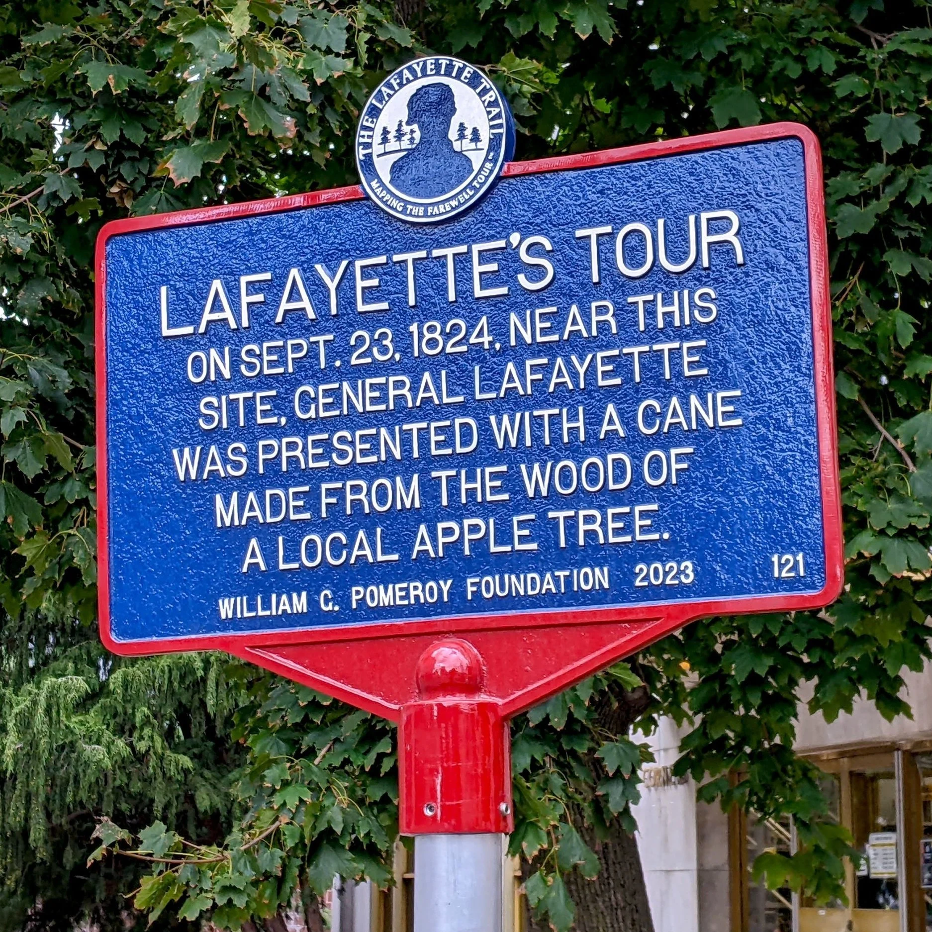Lafayette 200 Sign Unveiled at Five Corners in Jersey City ...