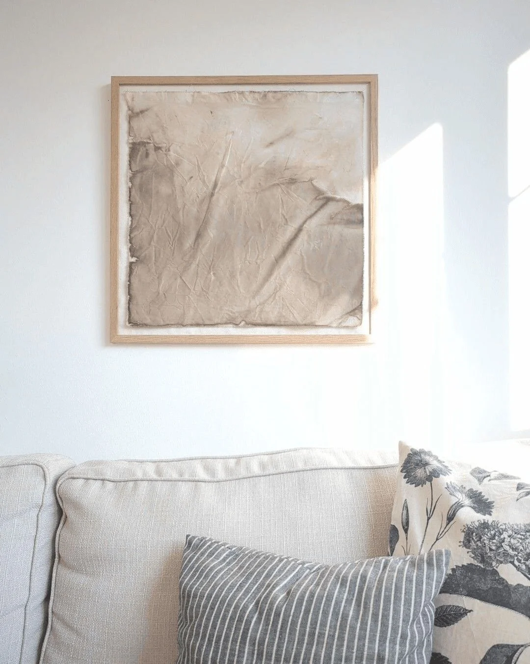 The most beautiful sunlight showing off this painting today. Framed and ready to hang - see annikabergmann.com to shop this piece.