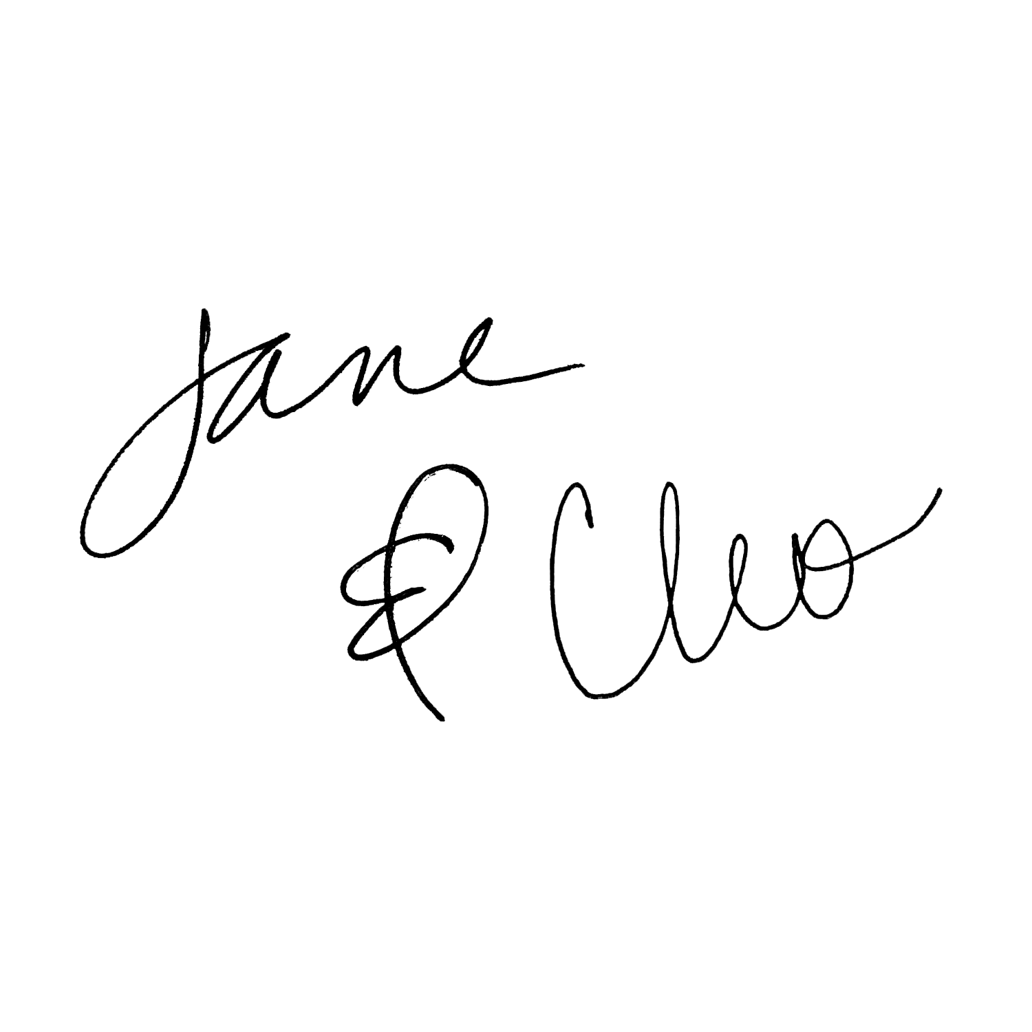 Jane and Cleo signatures floating-square.png