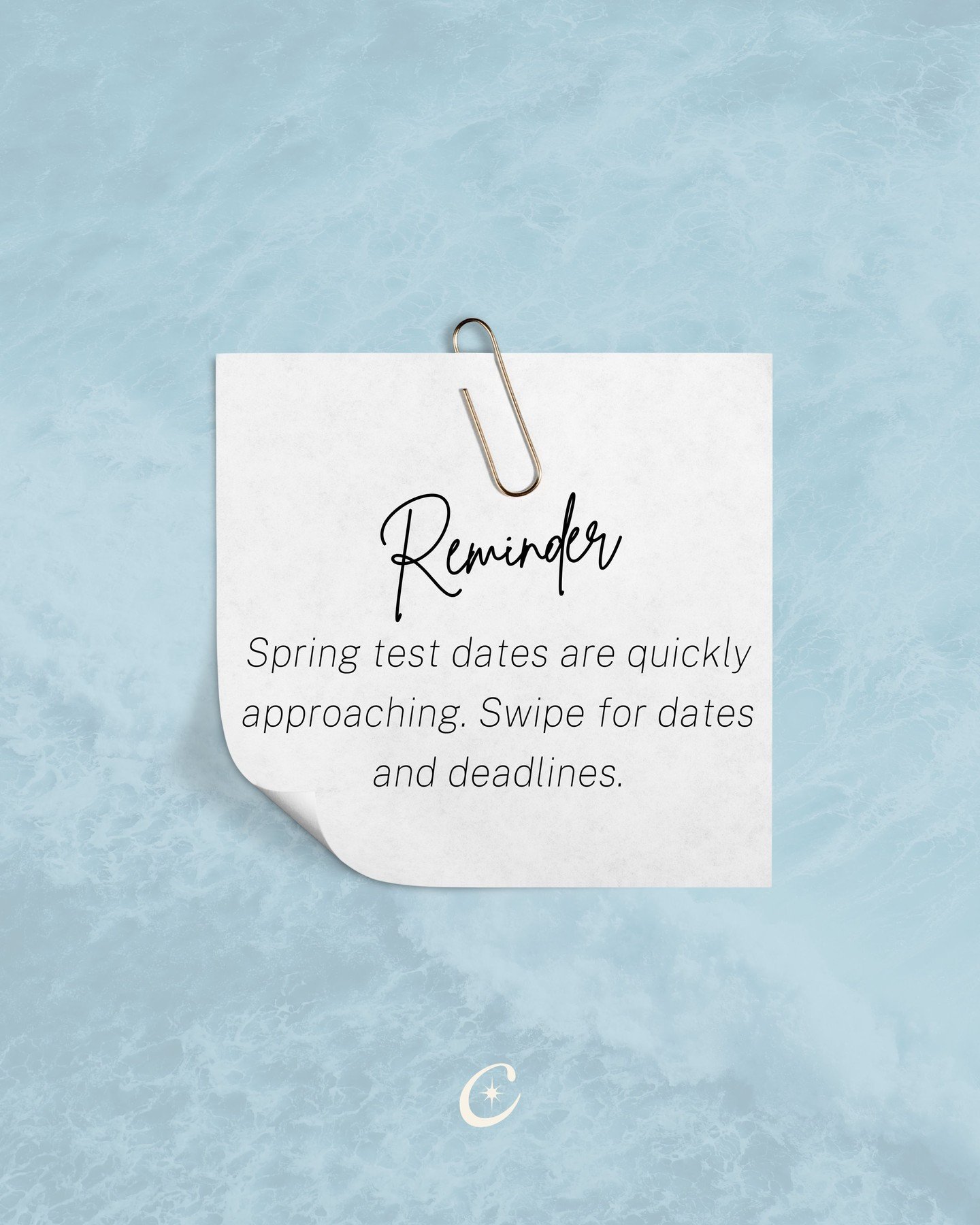 The countdown is on! SAT + ACT dates are just around the corner. Don&rsquo;t wait until the last minute&mdash;get registered, make your study plan, and set yourself up for success.