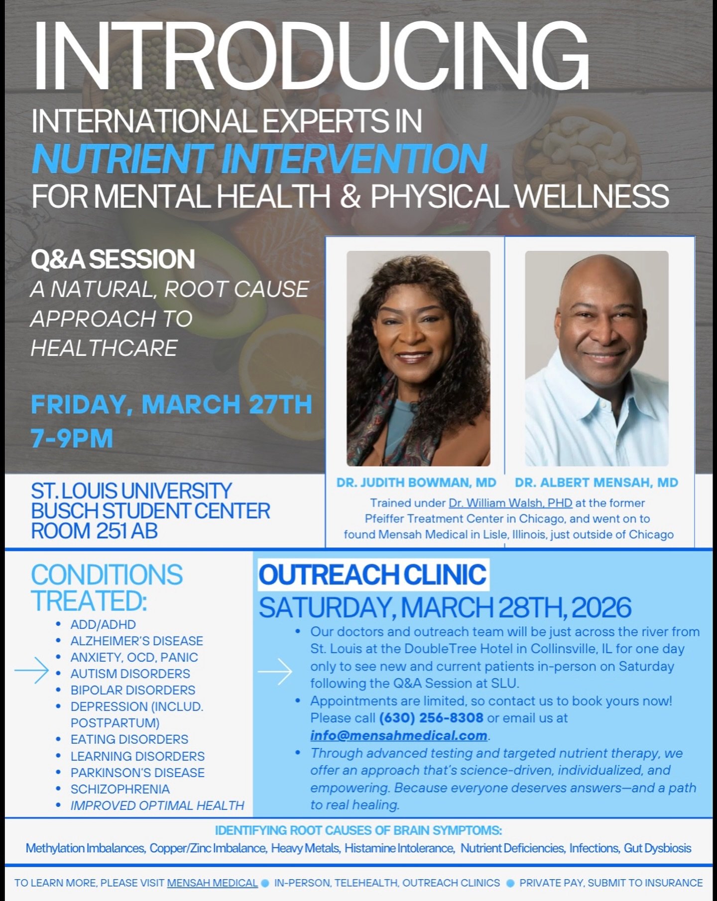 ✨Excited to announce this event!✨

Hear how nutrients can reverse symptoms &amp; conditions from leading MDs in biochemistry &amp; nutrient therapies. The Walsh/Pfieffer model they use is truly powerful!

And if you&rsquo;re interested, sign up for a