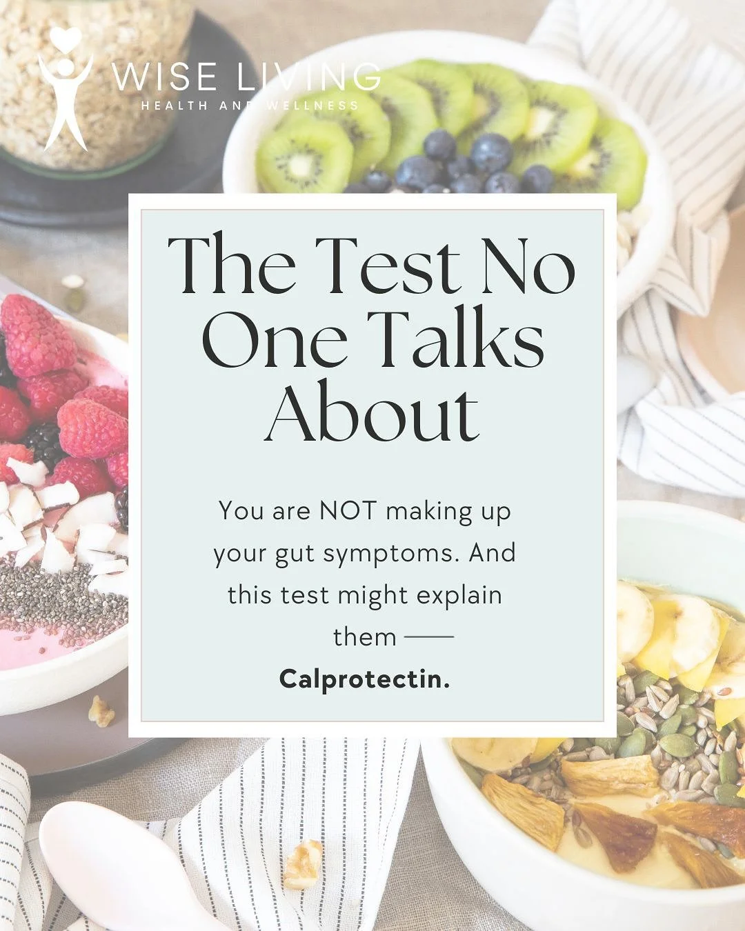 If your gut is inflamed, your body will tell you. 

Taking care of your body starts with understanding what&rsquo;s actually going on inside of it. 

Calprotectin is one of those markers that can completely change the picture. It tells us if there is