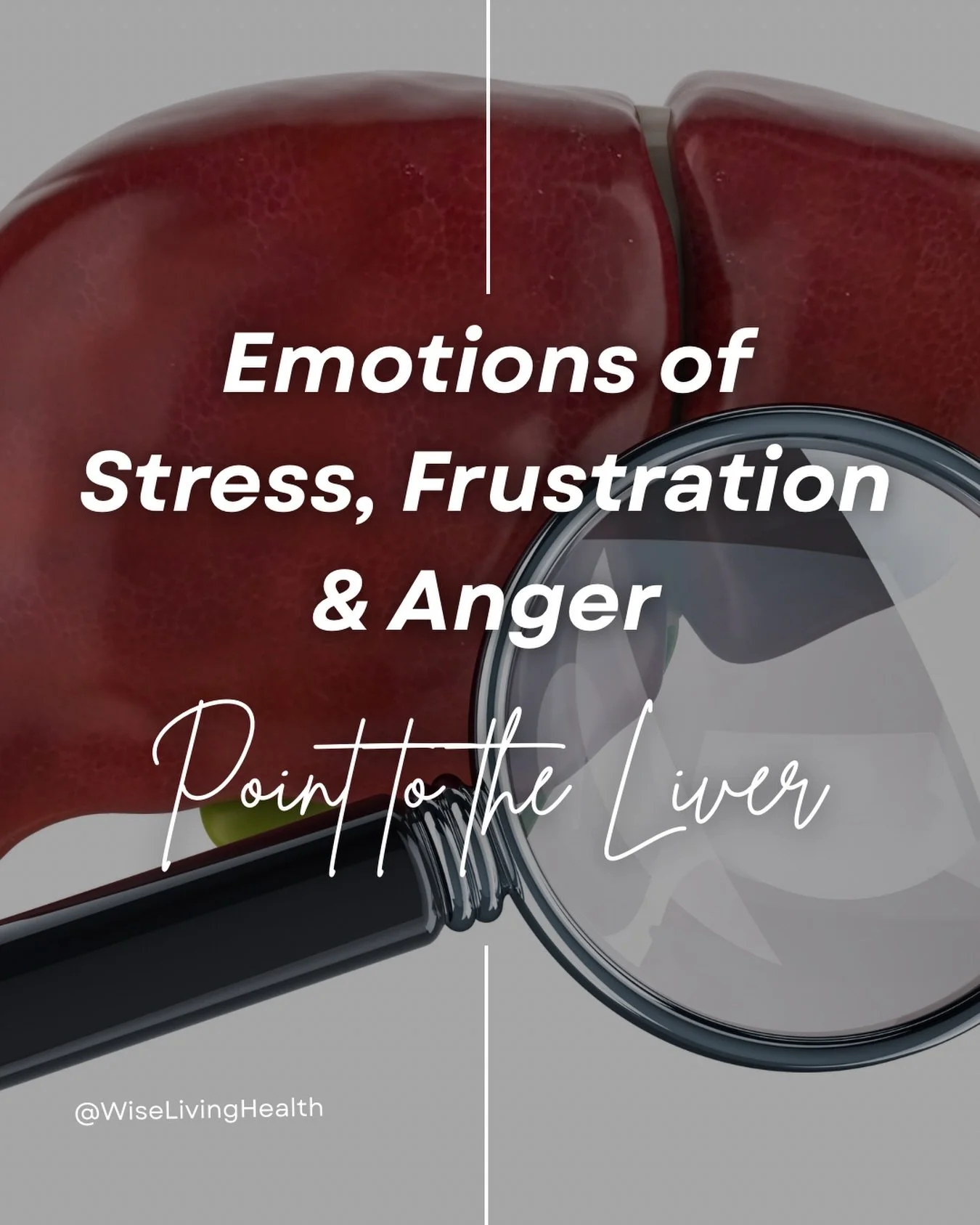 Our bodies are always communicating-even in the emotions we feel. 

In traditional Chinese medicine, stress, anger, irritability, and frustration can be signals that your body is overwhelmed&hellip; not just emotionally, but physically too.

The live