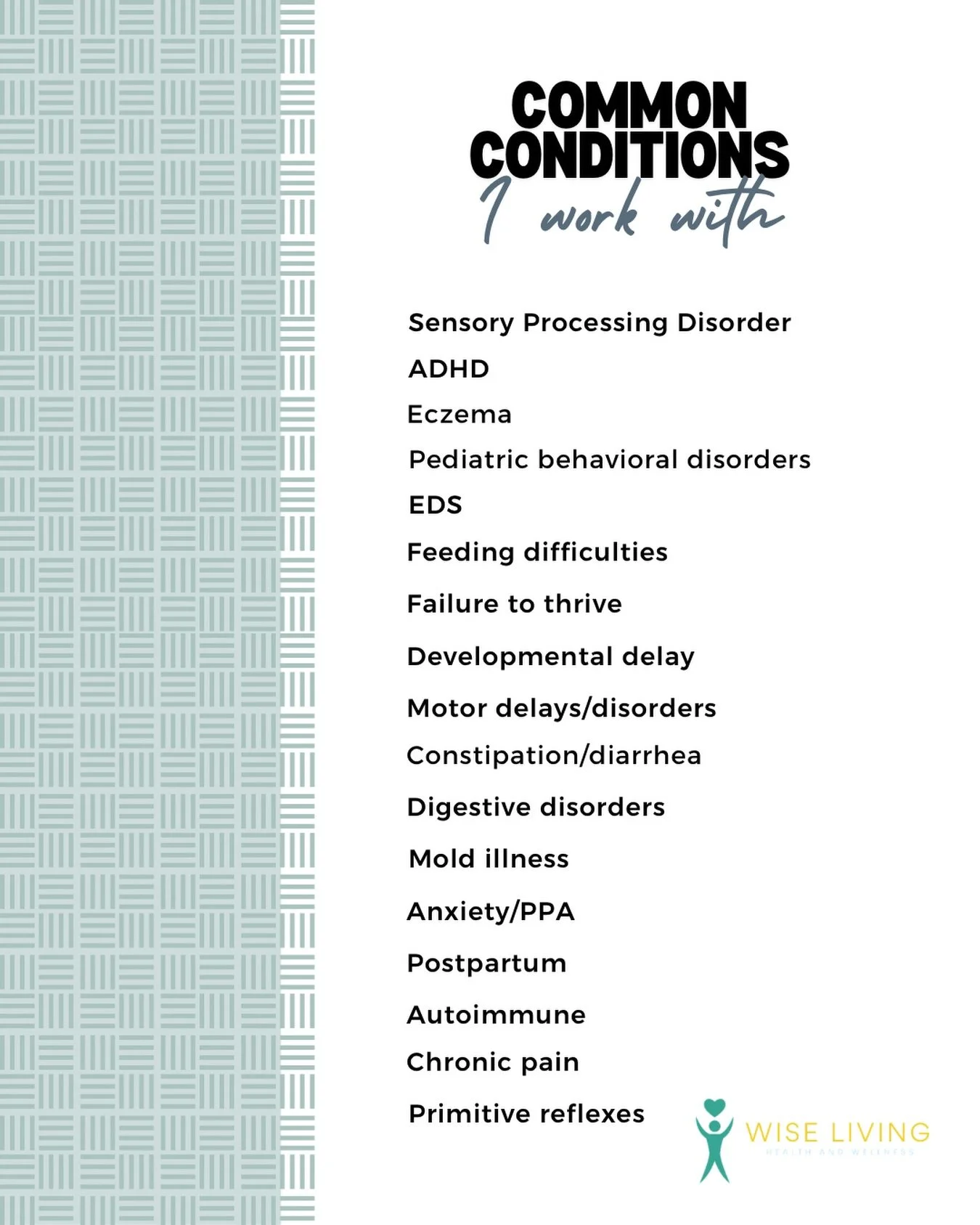 This list is not exclusive! But you know what&rsquo;s awesome, you don&rsquo;t have to have a diagnosis to benefit &amp; get results from deeper, functional health work. 

Sure, it may answer some questions, but I look at each person individually. 
I