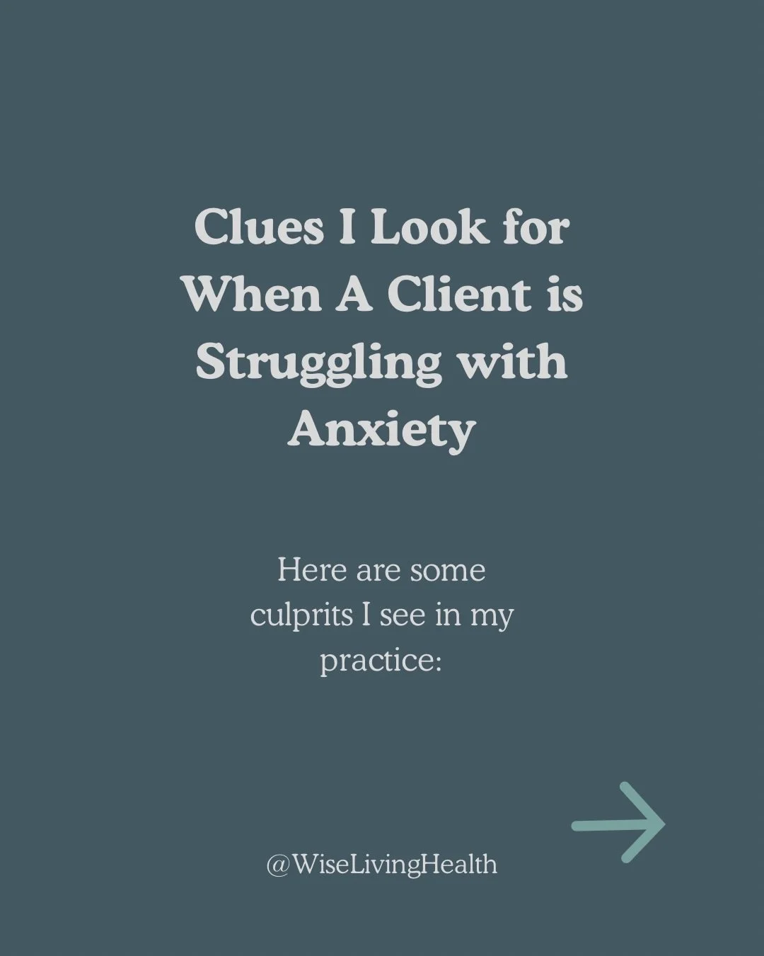Anxiety isn&rsquo;t always just about stress levels&mdash;
Sometimes it&rsquo;s your body&rsquo;s way of asking for help.

While counseling, nutrients, and nervous system regulation can all play an important role, I also like to ask:
&ldquo;Could som