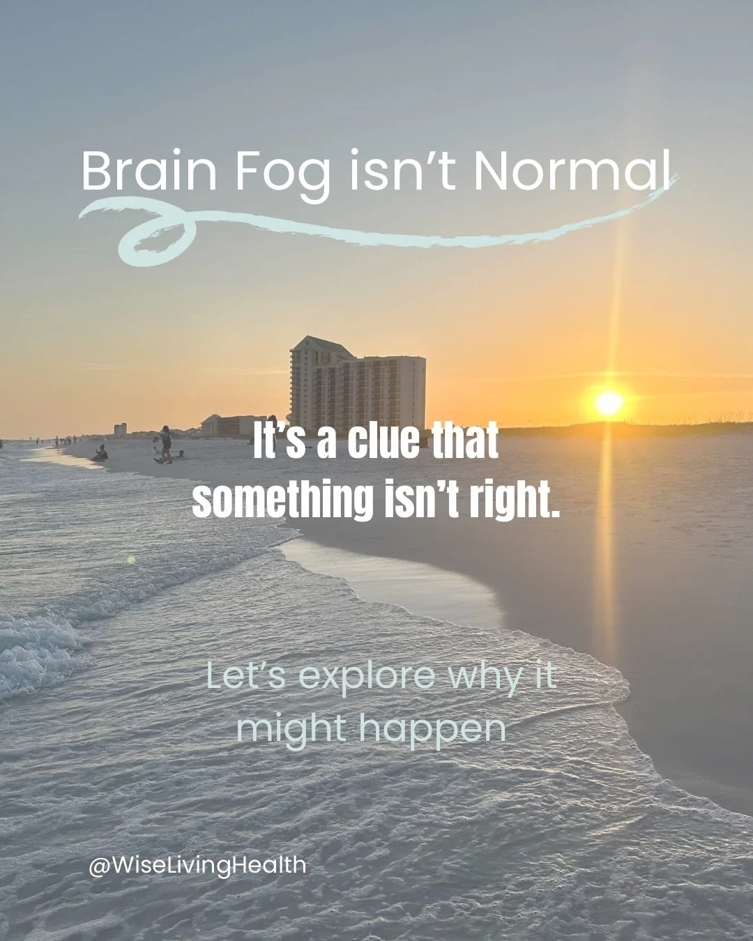 Ever walk into a room and completely forget why you&rsquo;re there?

Or feel like your brain is running on low battery no matter how much sleep you get?

Brain fog isn&rsquo;t something you just have to live with.

In my practice, I don&rsquo;t stop 