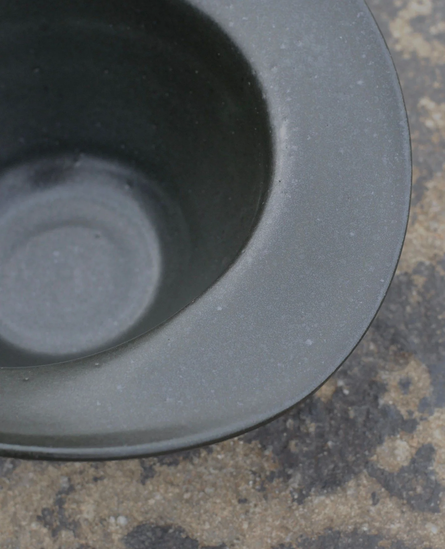 My Starry Night glaze
Silver, green, purple stars on black