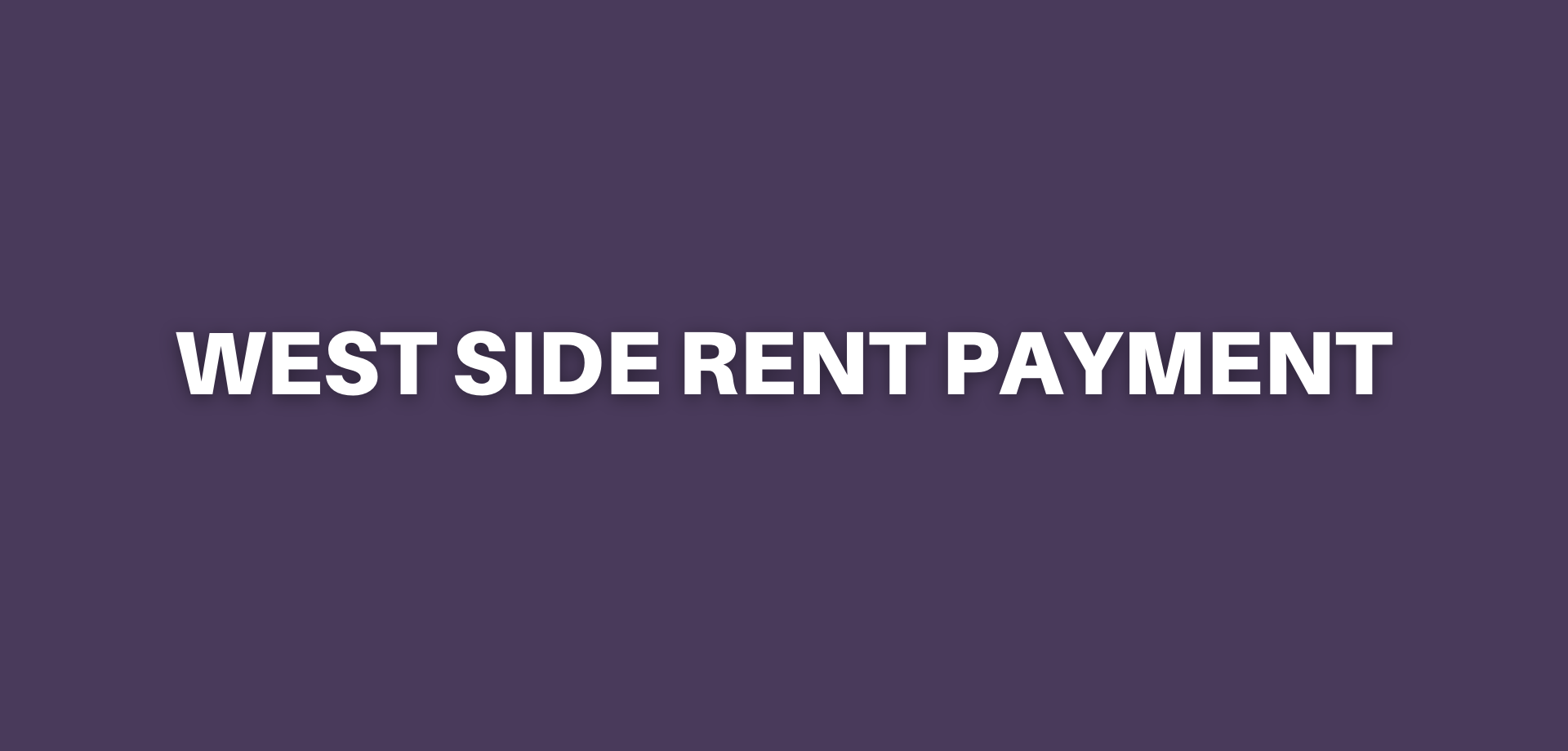 West Side Rent