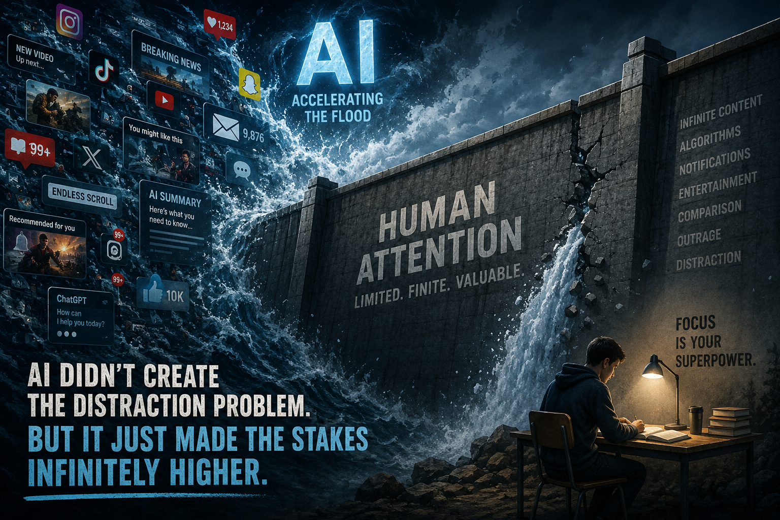 AI Didn't Create the Distraction Problem. But It Just Made the Stakes Infinitely Higher.