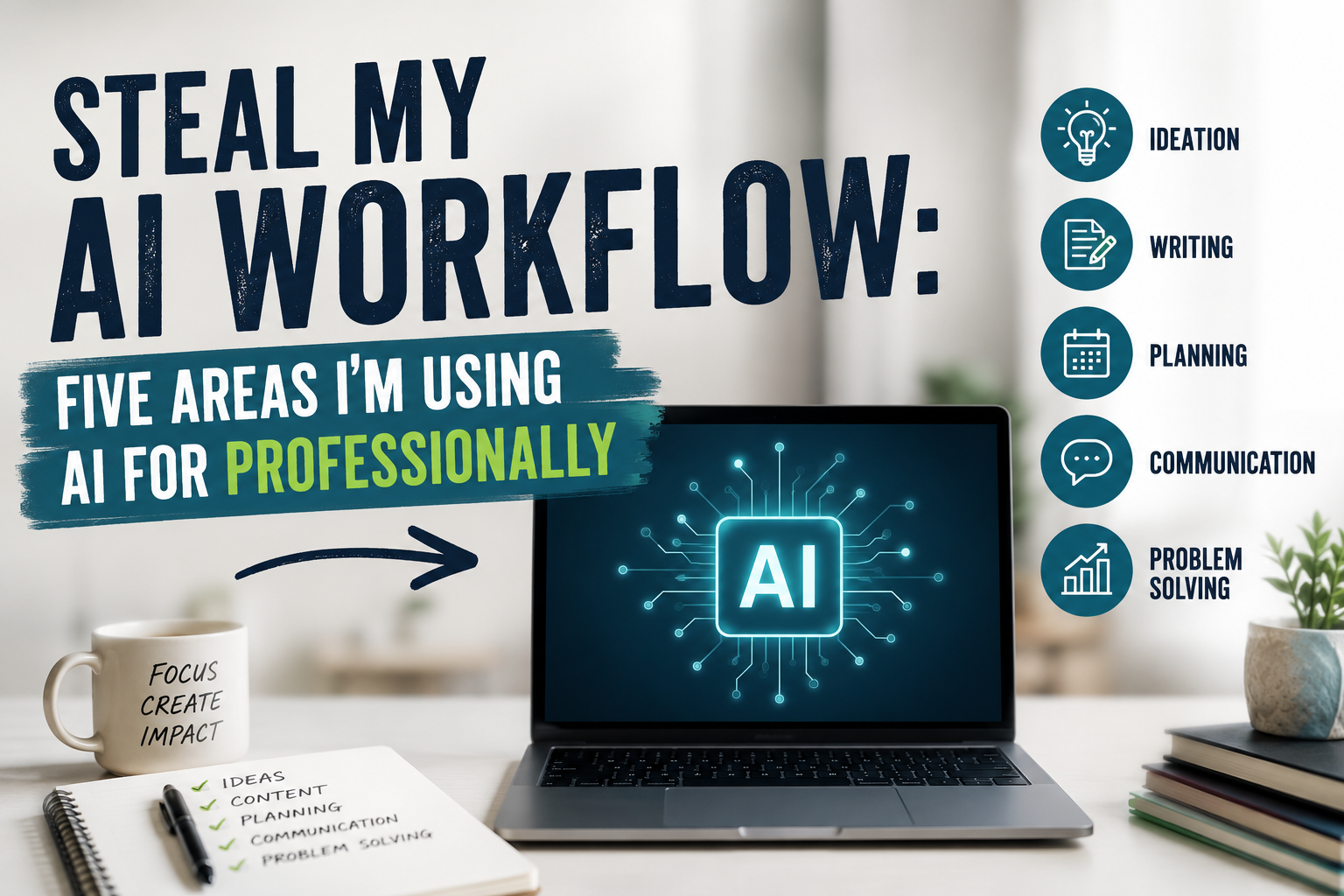 Steal My AI Workflow: Five Areas I’m Using AI For Professionally 