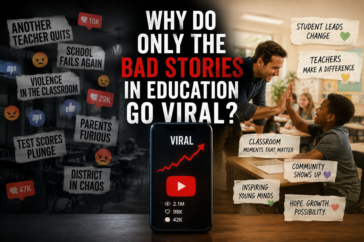 Why Do Only The Bad Stories In Education Go Viral?
