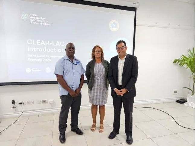 The Saint Lucian government, CLEAR-LAC and the CDB collaborate in 2026 to design a national M&amp;E system strengthening plan, aligned with the country’s development strategy