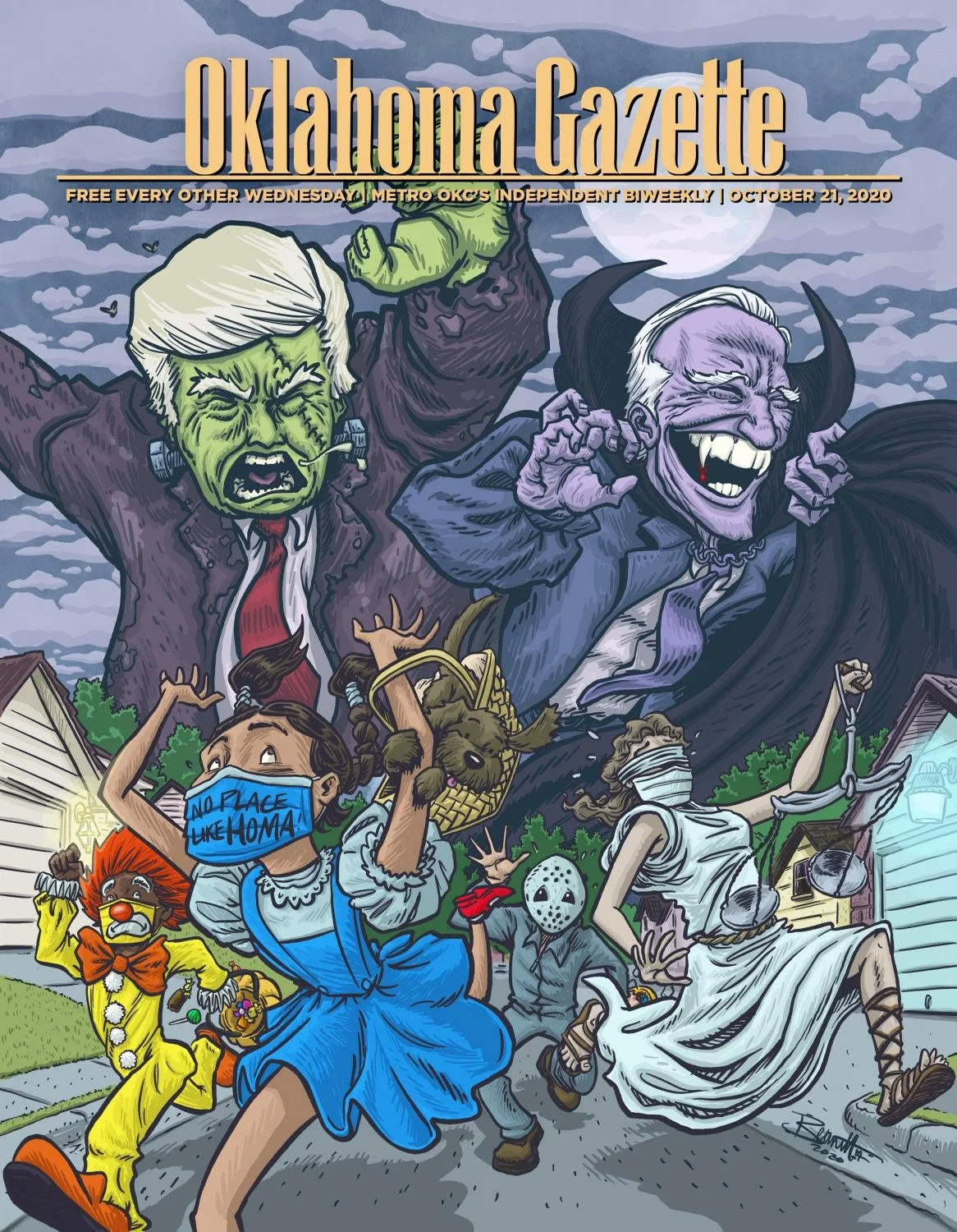 issue 42.19 Halloween- Creative Direction Phillip Danner Illustration by Jerry Bennet