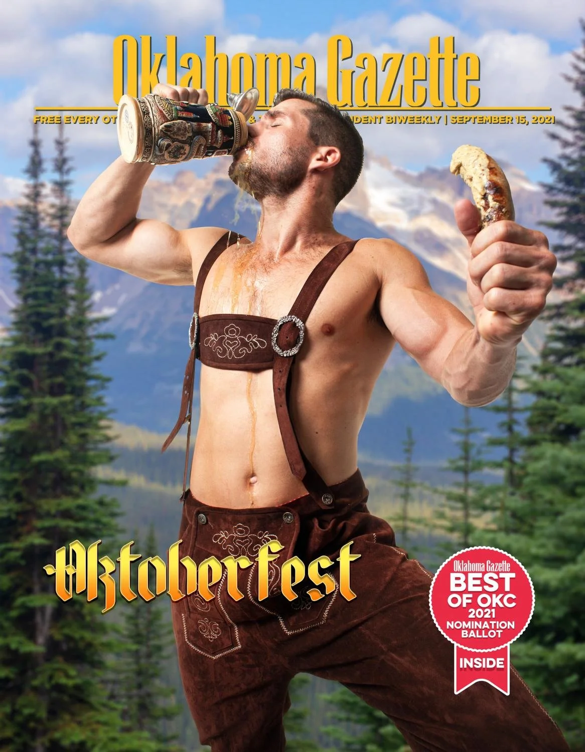 Cover for Issue 43.09-Oktoberfest Creative Direction and Post work: Phillip Danner Photography: Jerad Kinley
