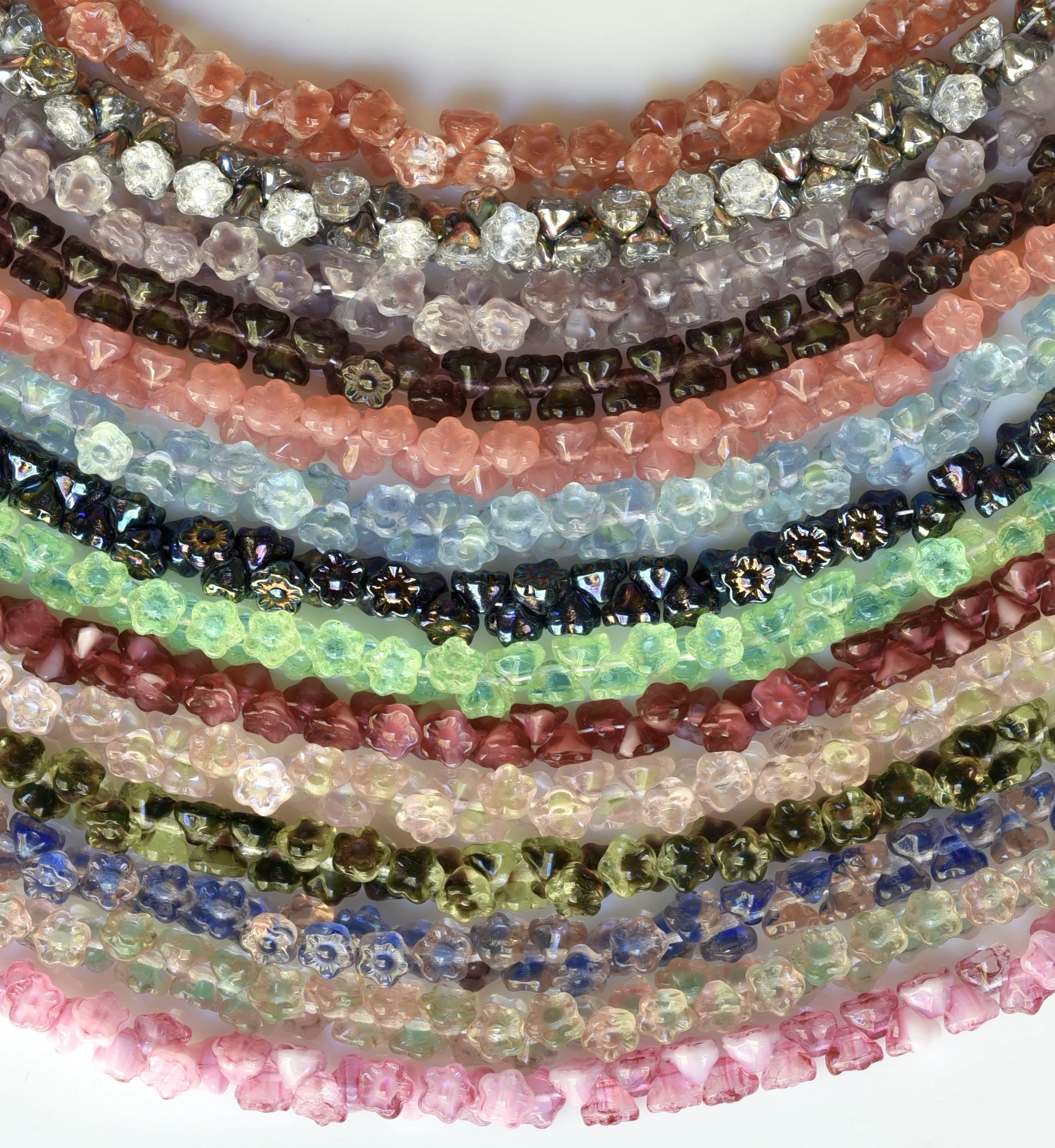 CZ-566-BUD Flower Bud beads 7mm - 300 beads