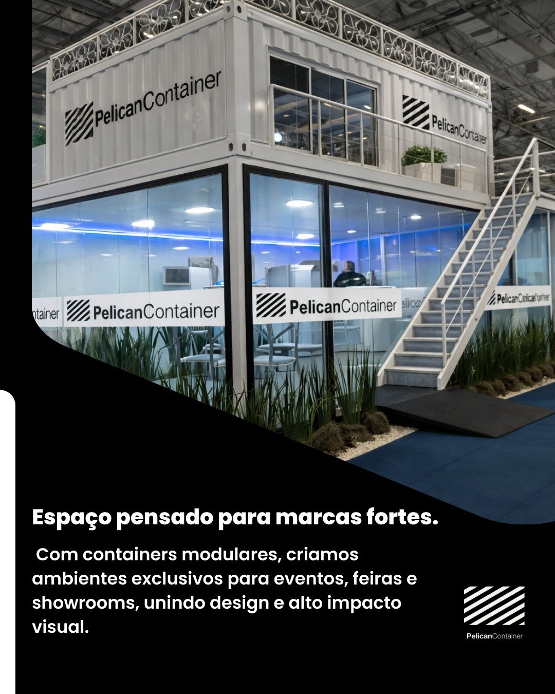 Espaço pensado para quem quer marcar presença. 