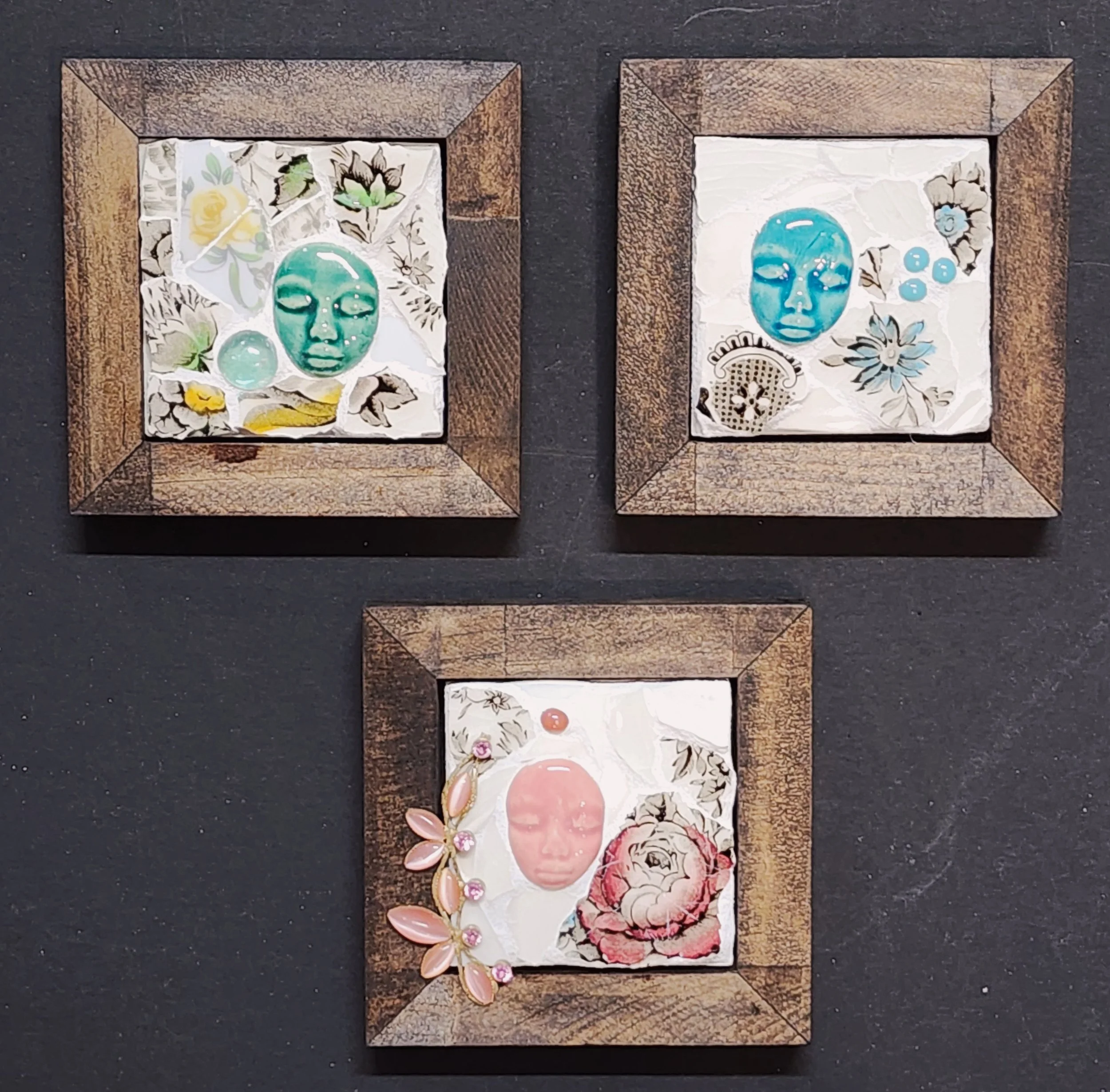 Lovely face mosaics - each $40