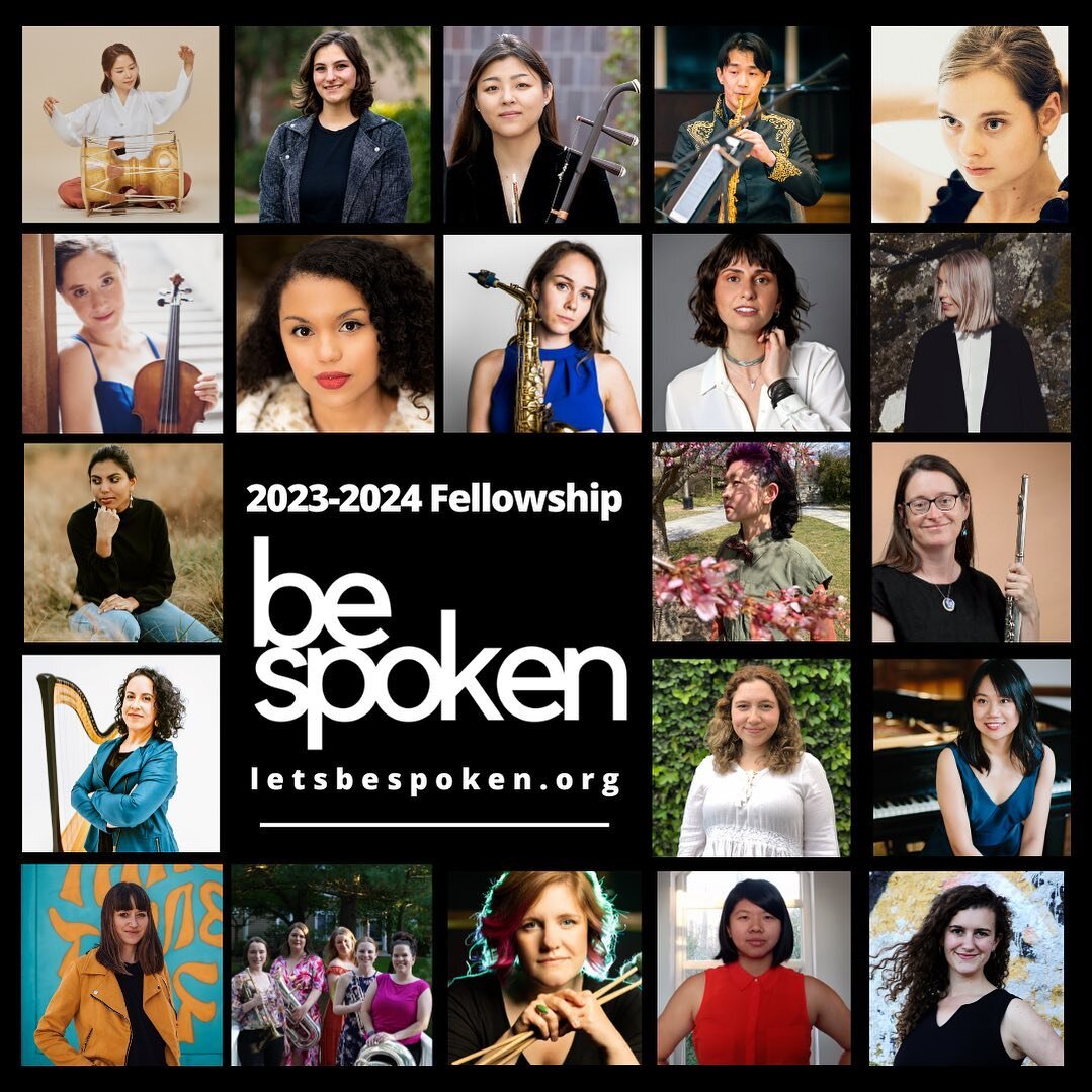 Coda Brass is excited to announce that we have been selected for a 2023-24 fellowship at @letsbespoken, a mentorship program for women and non-binary musicians! This cohort brings together 20 artists and ensembles from around the world to collaborate