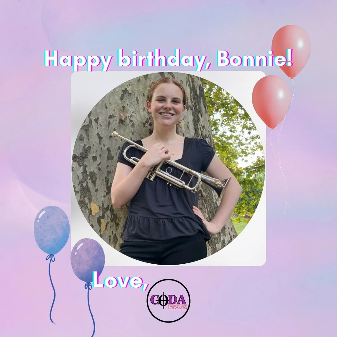 Coda Brass is celebrating Bonnie today! Let&rsquo;s start by wishing her the happiest birthday. We are also celebrating her recent engagement! 
🎶🎺✨💅💍
Thank you so much Bonnie for all your hard work and dedication to Coda Brass, we wish you nothin