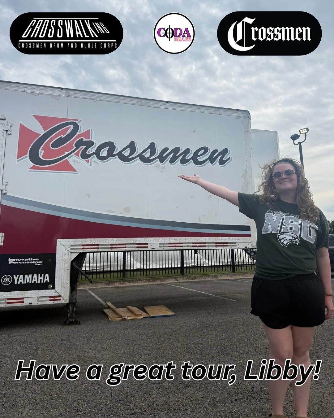☀️ Wish Libby and Crossmen a fun summer!

Coda will miss Libby while she&rsquo;s away, but we&rsquo;re excited to see what she and Crossmen have put together for their 51st season&rsquo;s program, &ldquo;Crosswalking.&rdquo; 

&ldquo;I am going to mi