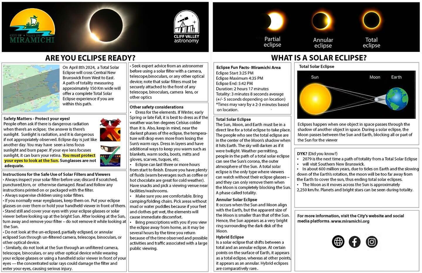 Are you ready for the Miramichi Total Eclipse?