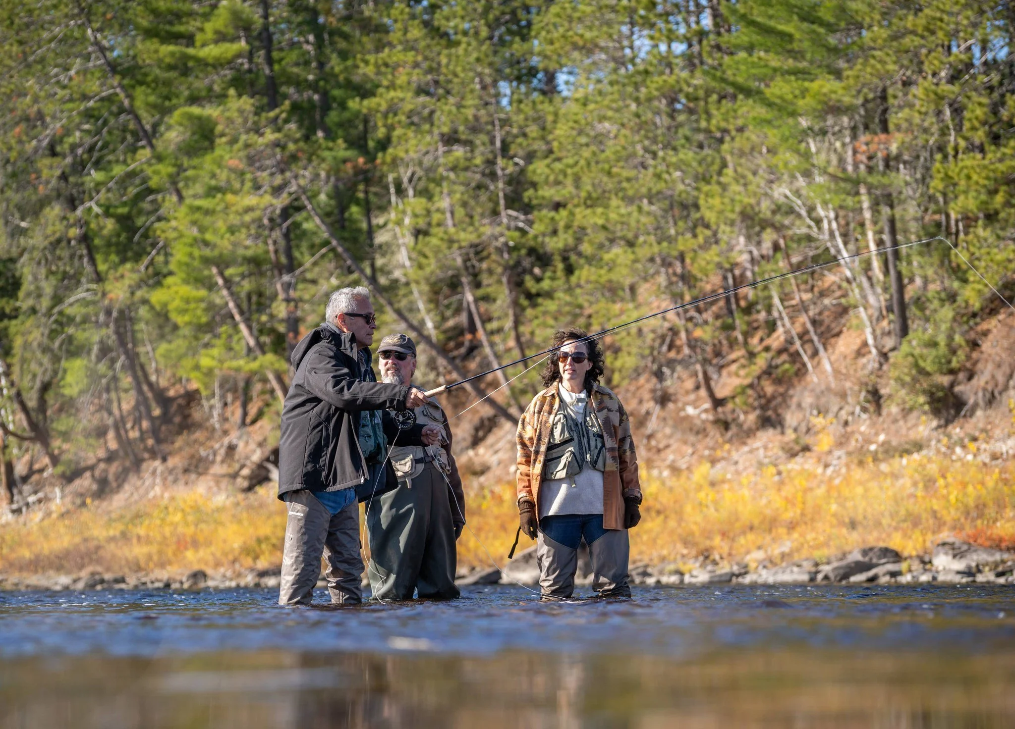 Crisp air, colourful leaves &amp; a line in the water. Fall fishing in the Miramichi is calling!

From bass fishing action to peaceful fly fishing on the river, and cozy stays to warm up after, it&rsquo;s all here this season.🎣🍂

📷 Firstnationstou