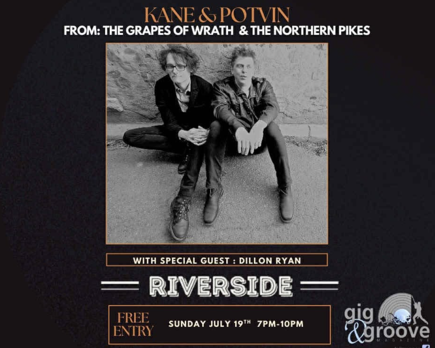 Kane &amp; Potvin, Live at Riverside Entertainment