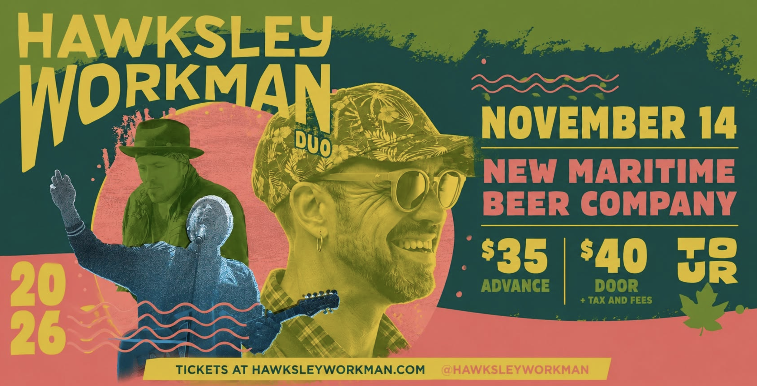 Hawksley Workman Live at New Maritime Beer Company