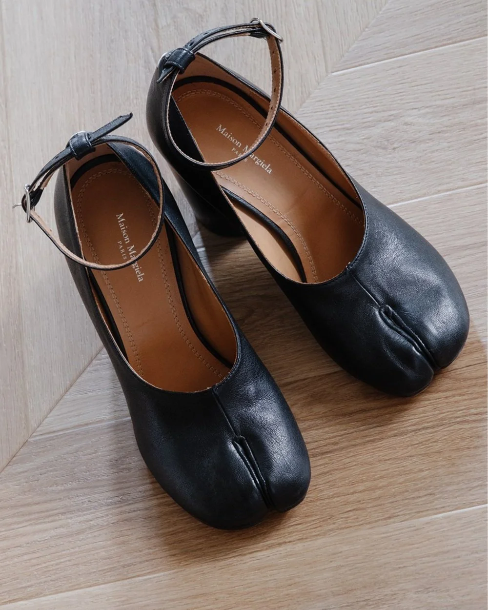 Maison Margiela Tabi Ankle Strap Pumps, Size 37 — woahstyle closet