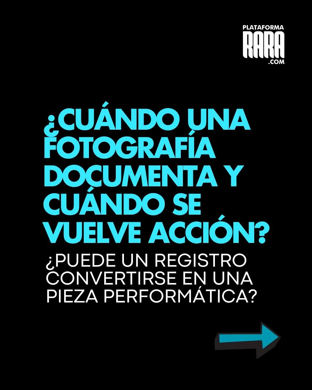 &iquest;C&oacute;mo se vinculan fotograf&iacute;a y performance? &iquest;Cu&aacute;ndo deja de ser un registro para convertirse en una obra en s&iacute; misma? &iquest;Se transforma la documentaci&oacute;n en una nueva pieza art&iacute;stica?

Estas 