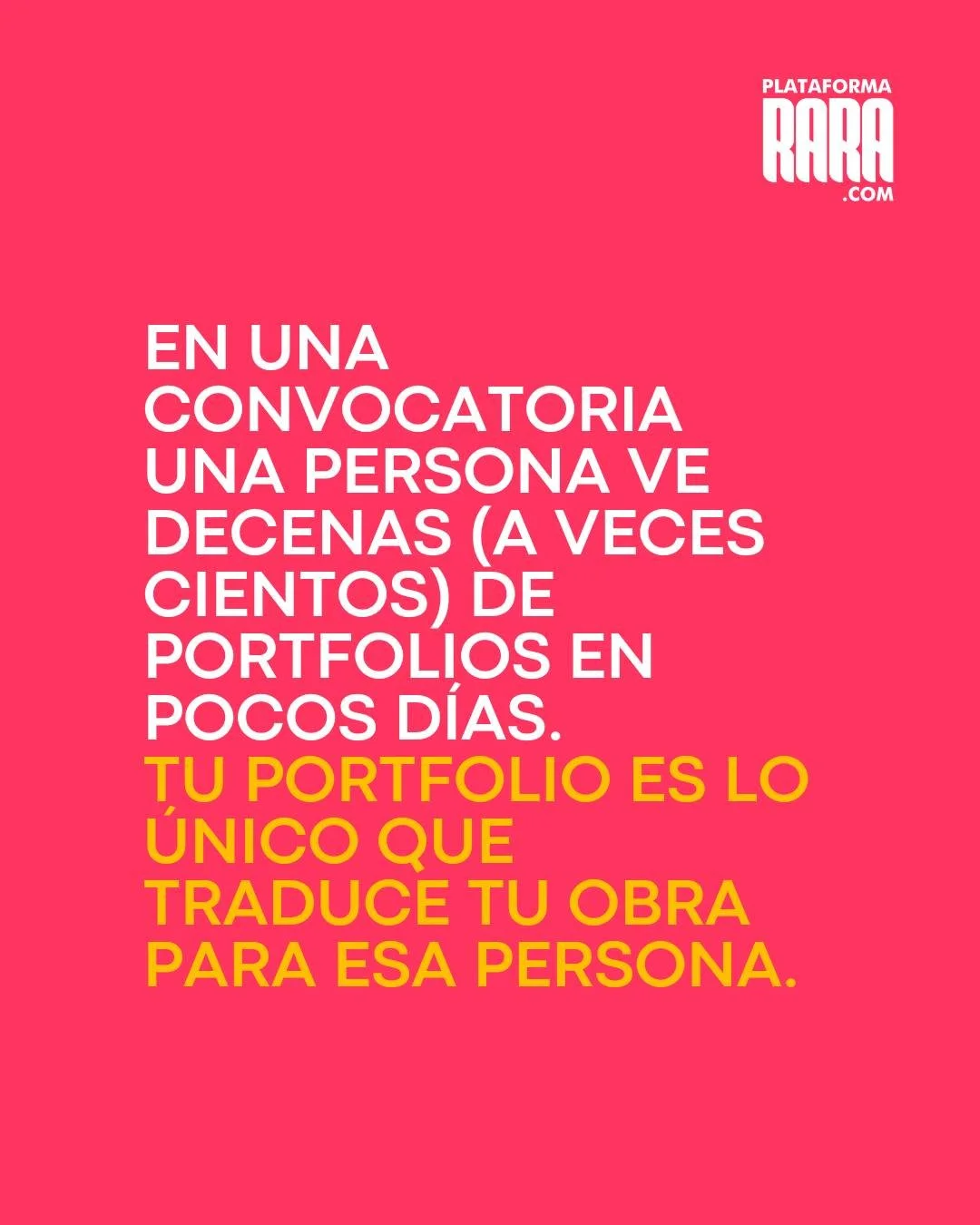 Cuando una artista no queda seleccionada, suele pensar que el problema es su obra. Muchas veces no lo es.

El jurado no convive con tu proceso, no ve tu taller, no escucha c&oacute;mo pens&aacute;s.
Solo ve un documento durante pocos minutos.

El tex