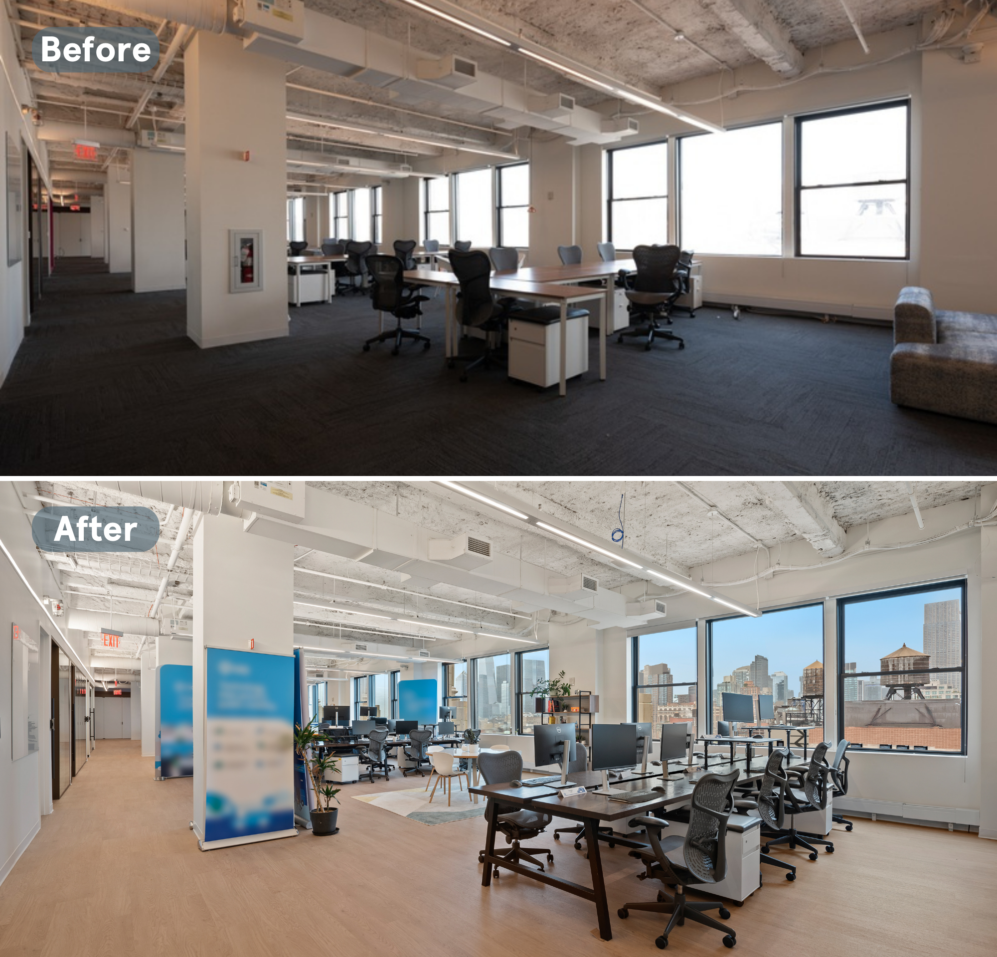 Office Refresh and Renovation, Commercial Paint and Carpet ...