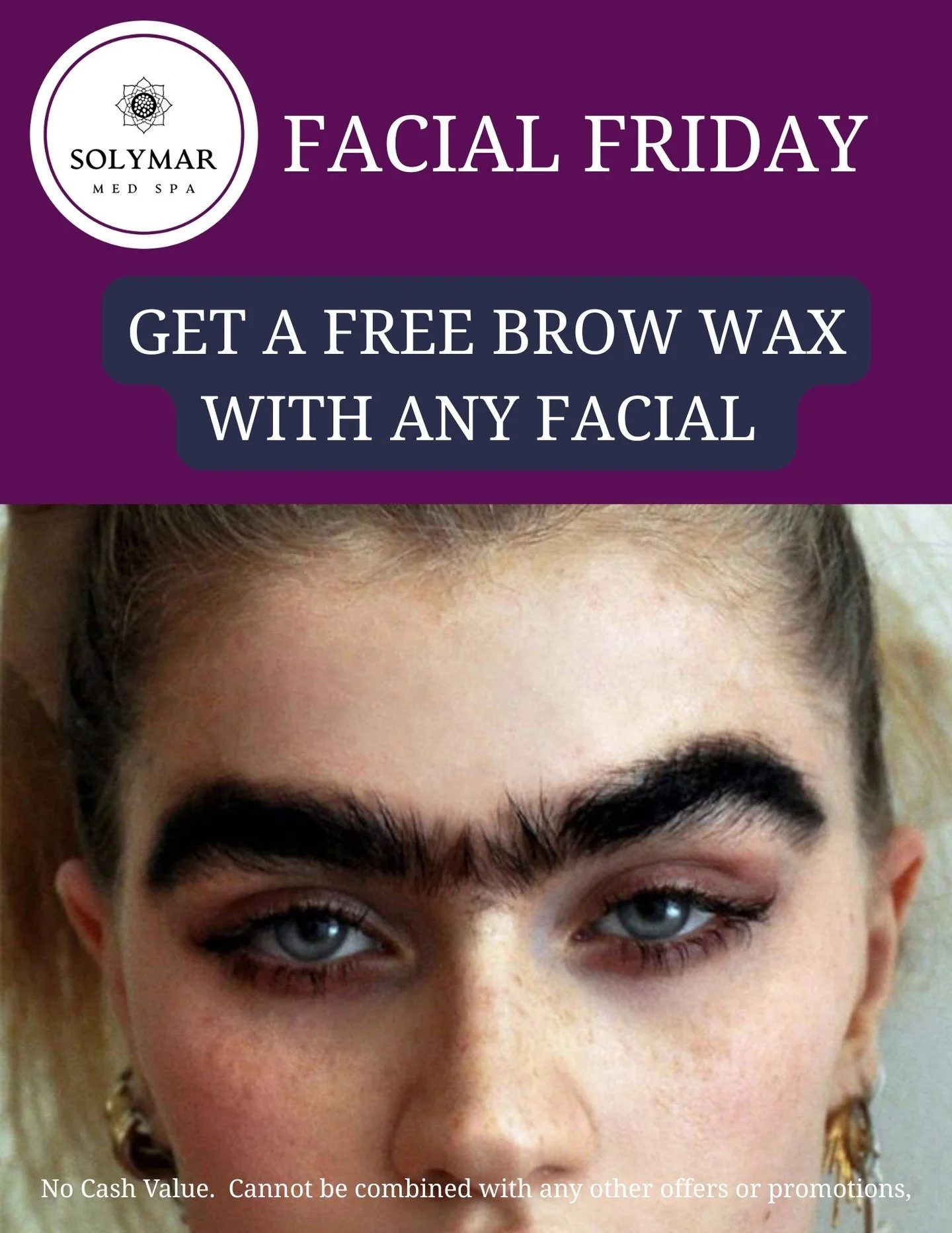 We love your energy and we support your growth&hellip;
just not in our eyebrows.

INTRODUCING FACIAL FRIDAY!!
Checkout our savings Every Friday of the Month. This month it's about taming the Brows!! 

Book any facial and receive a brow wax + shaping.