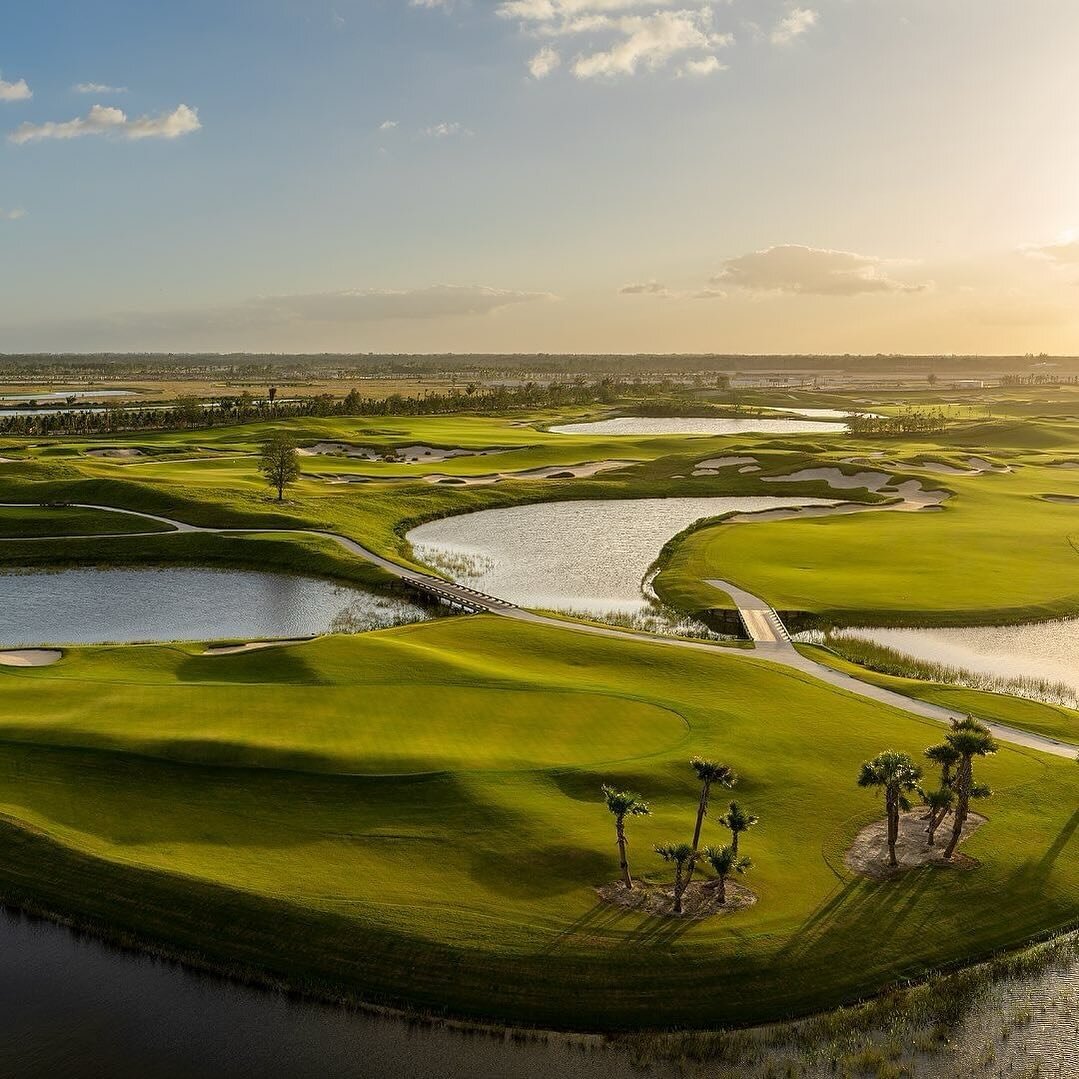 Repost &bull; @panthernational Modern course design with wide fairways, sculpted sandy areas, sizable lakes, and elevation changes of up to 48 feet. Experience golf unlike anywhere else in South Florida at Panther National.⁠
⁠
#PantherNational #Moder