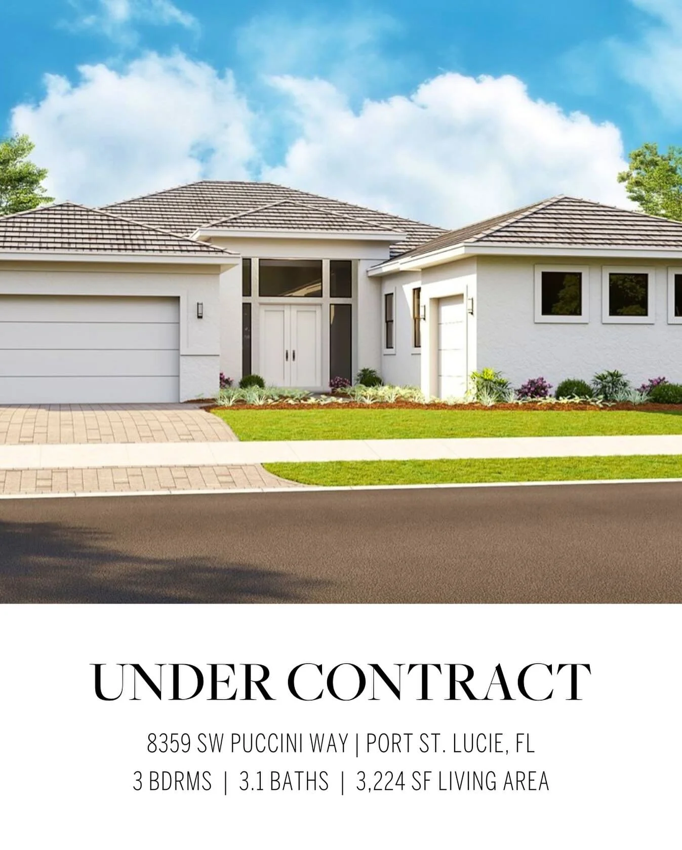 Pre-construction Valerie model from Kolter Homes under contract in PGA Verano! They&rsquo;re building quick and the incentives are strong 💪  Cashing out of Palm Beach County condos and jumping to single-family has been a trend.