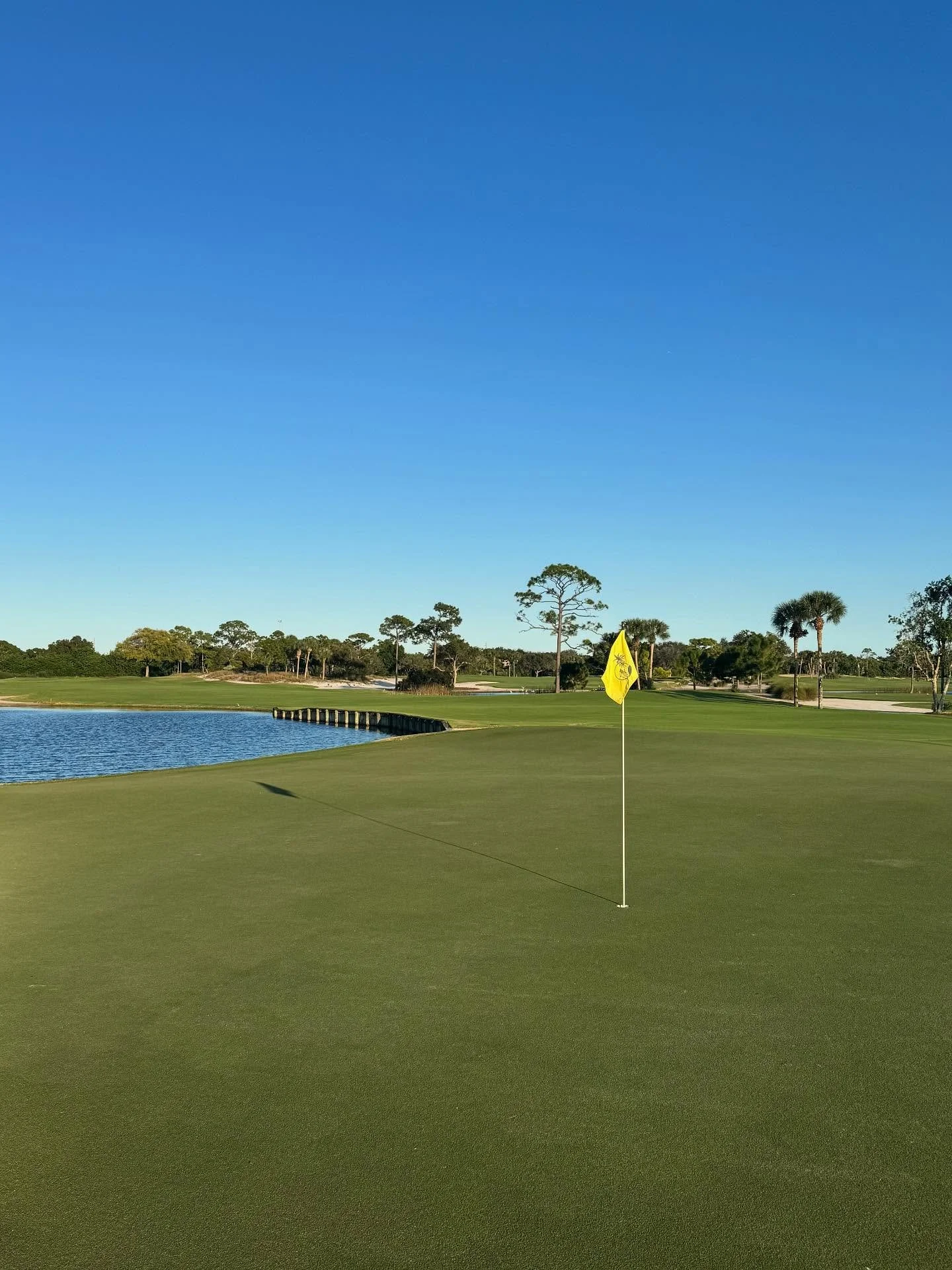 Beautiful evening stroll at Hobe Sound Golf Club this evening waiting for the school golf match to wrap up.