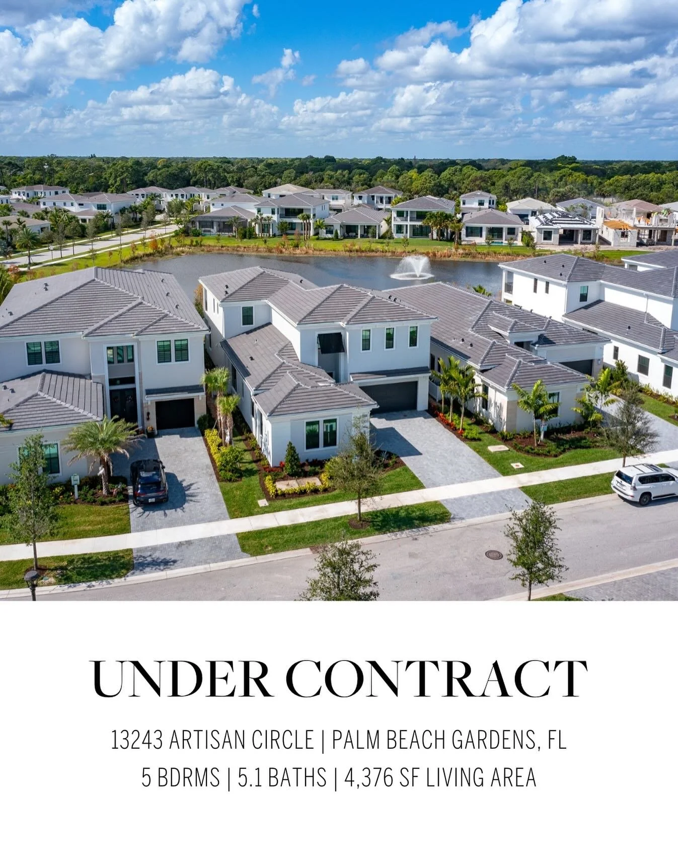 Brand new construction home in Artistry under contract! Even better?&hellip; no wait or construction delays. Those sunset 🌅 views will be real in just a couple weeks.