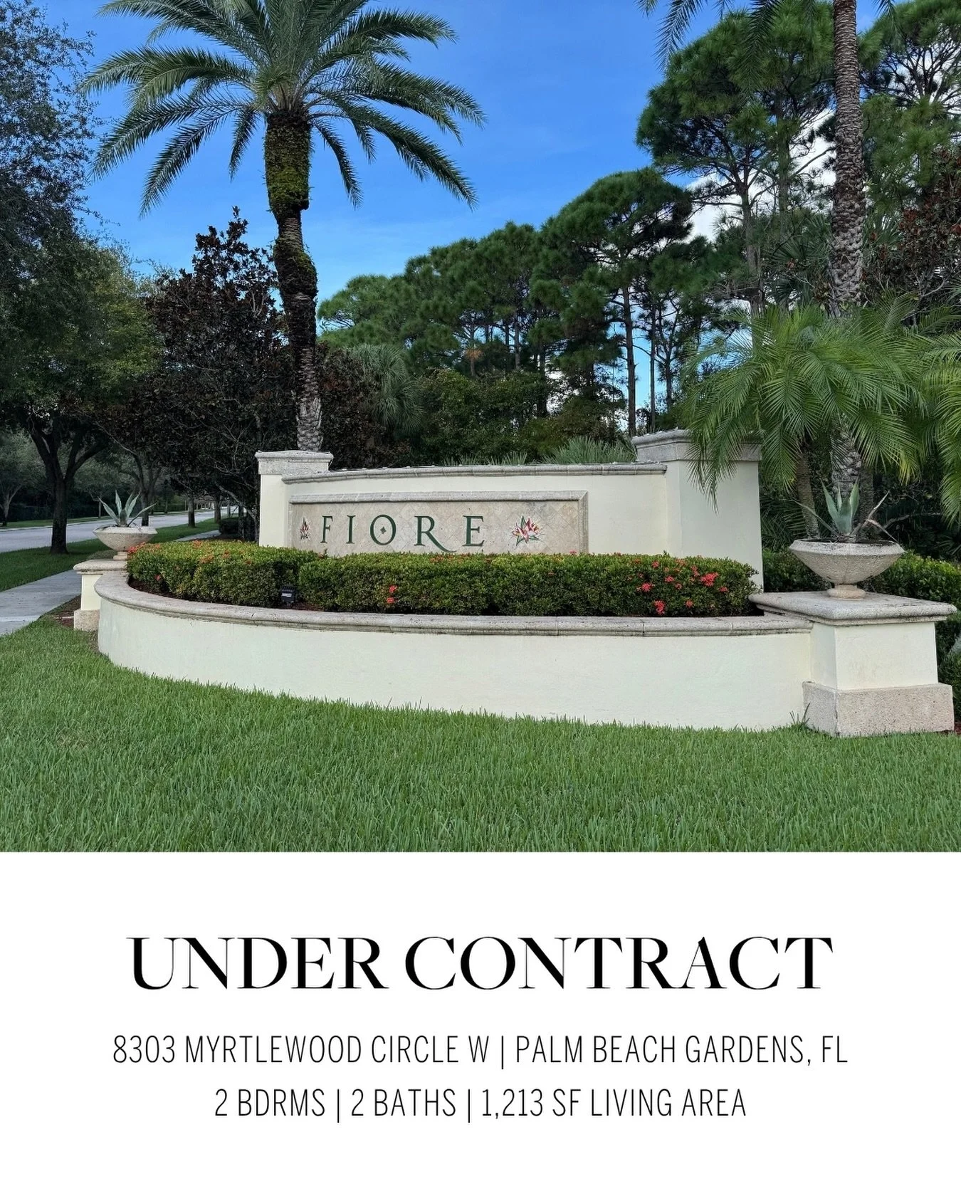 The search for the seasonal getaway is over 🌴🏖️. Pleased to help secure a Fiore condo after lots of exploration in the Northern Palm Beaches.